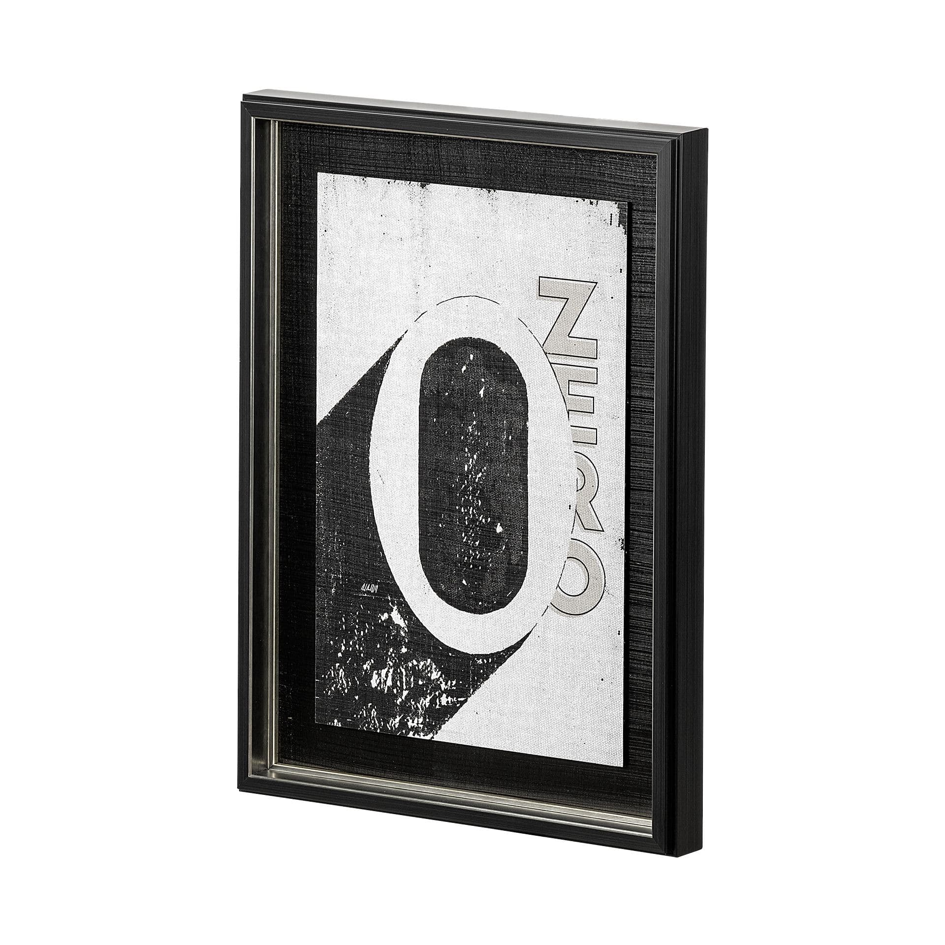 Value Collector 0 by Mercana Studio a Hand Embellished Textured Framed Art Print — product photograph