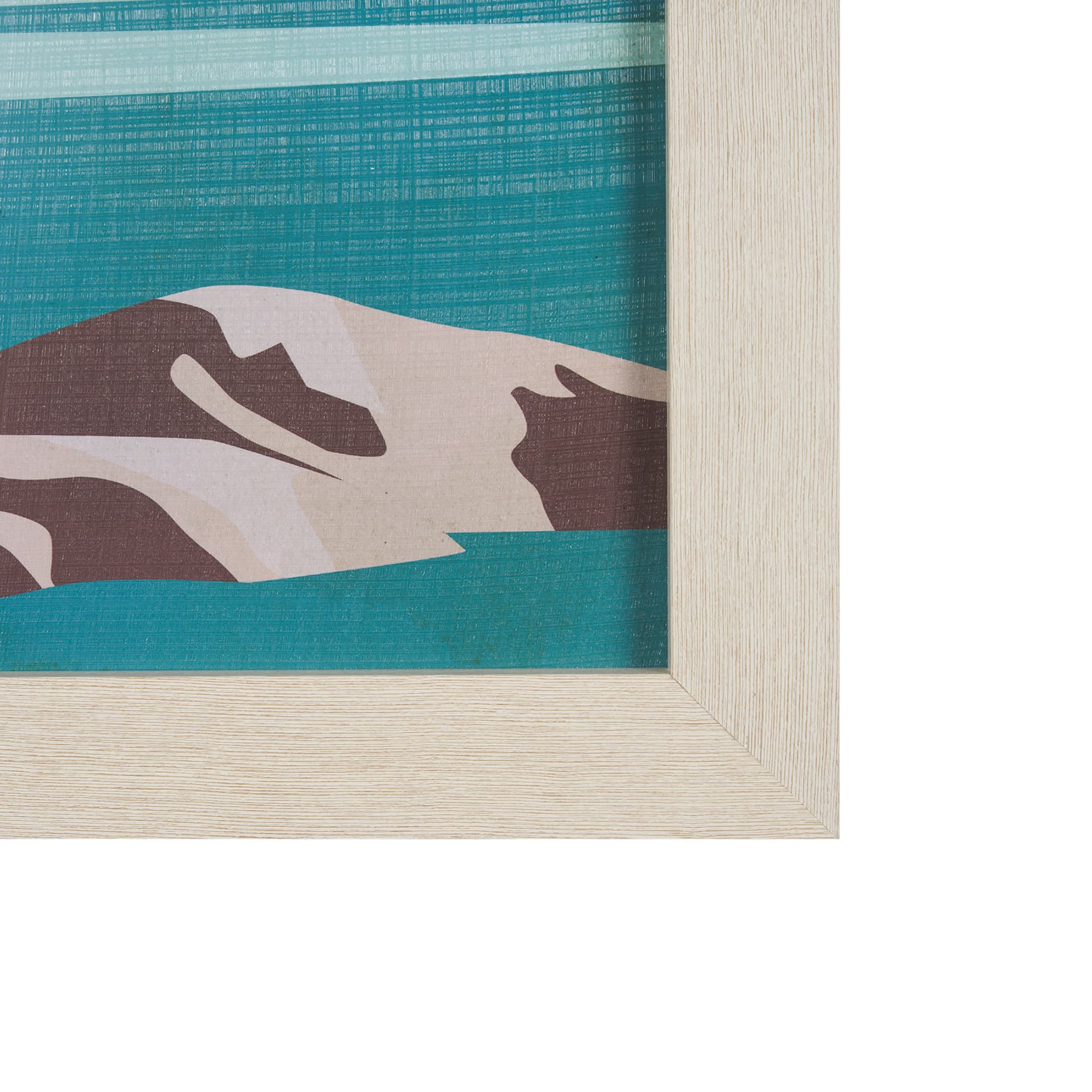 Alaska Go USA (L) by Mercana Studio a Hand Embellished Decograph Framed Art Print — product photograph