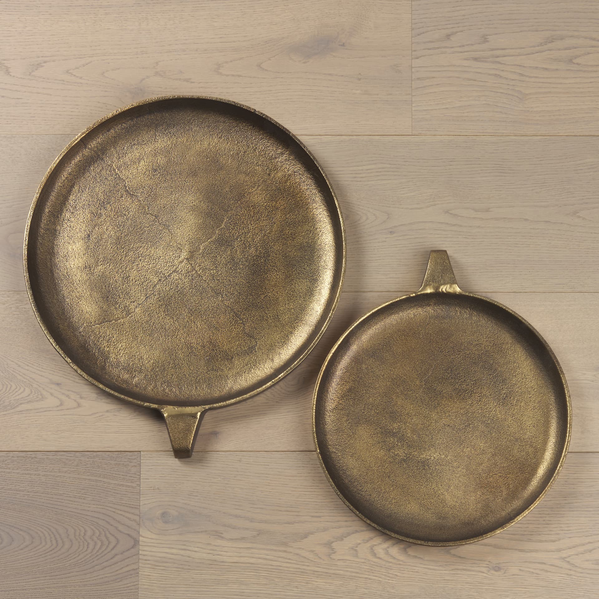 Marlowe Aluminium Tray - Small — in a styled room