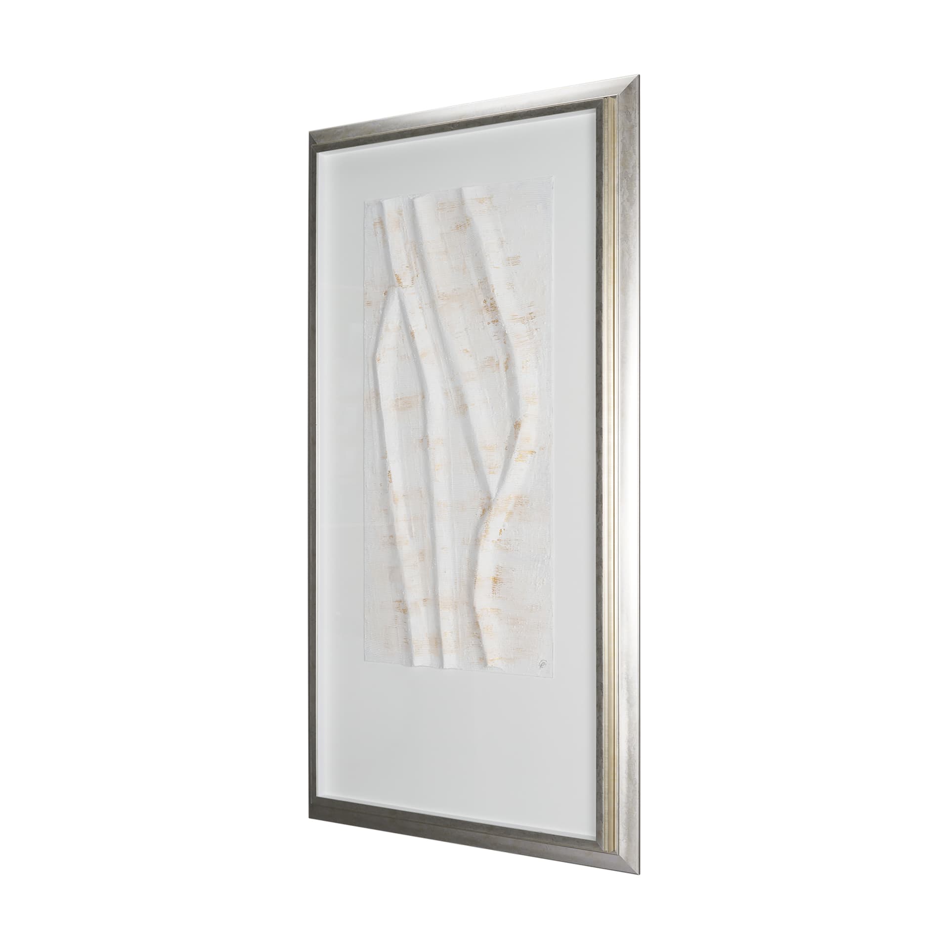 Lime Washed Branches I by Studio M a handmade Original Framed Artwork under Glass — product photograph