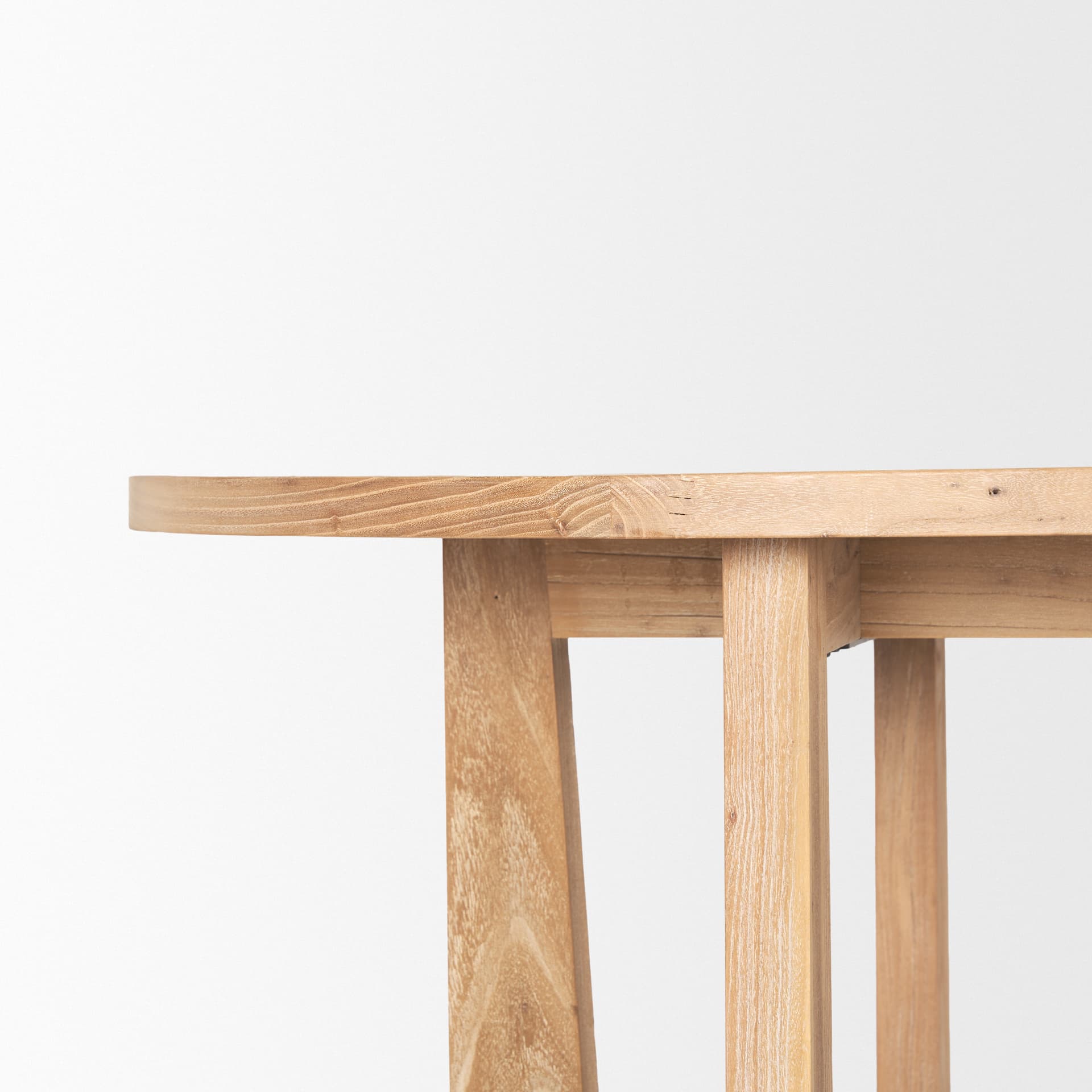 Taylin Light Brown Solid Wood Desk — product photograph