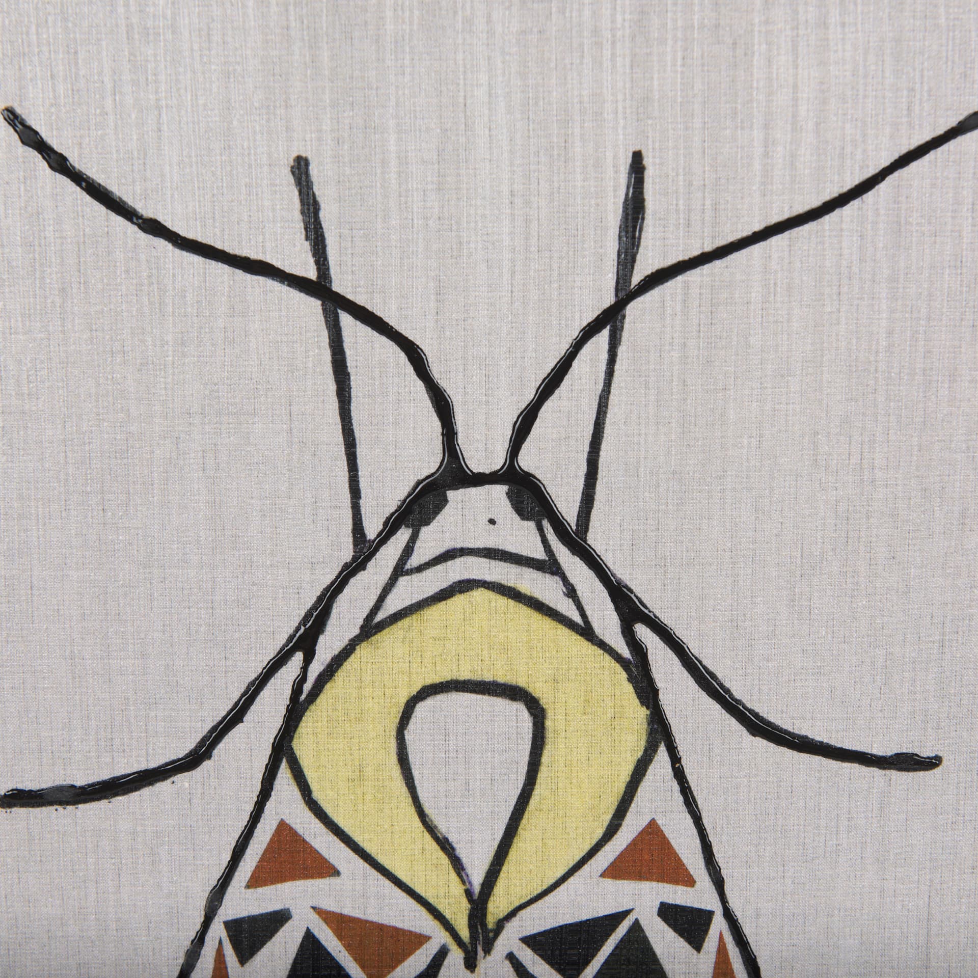 Moth II by Mercana Studio a Hand Embellished Textured Framed Art Print — product photograph