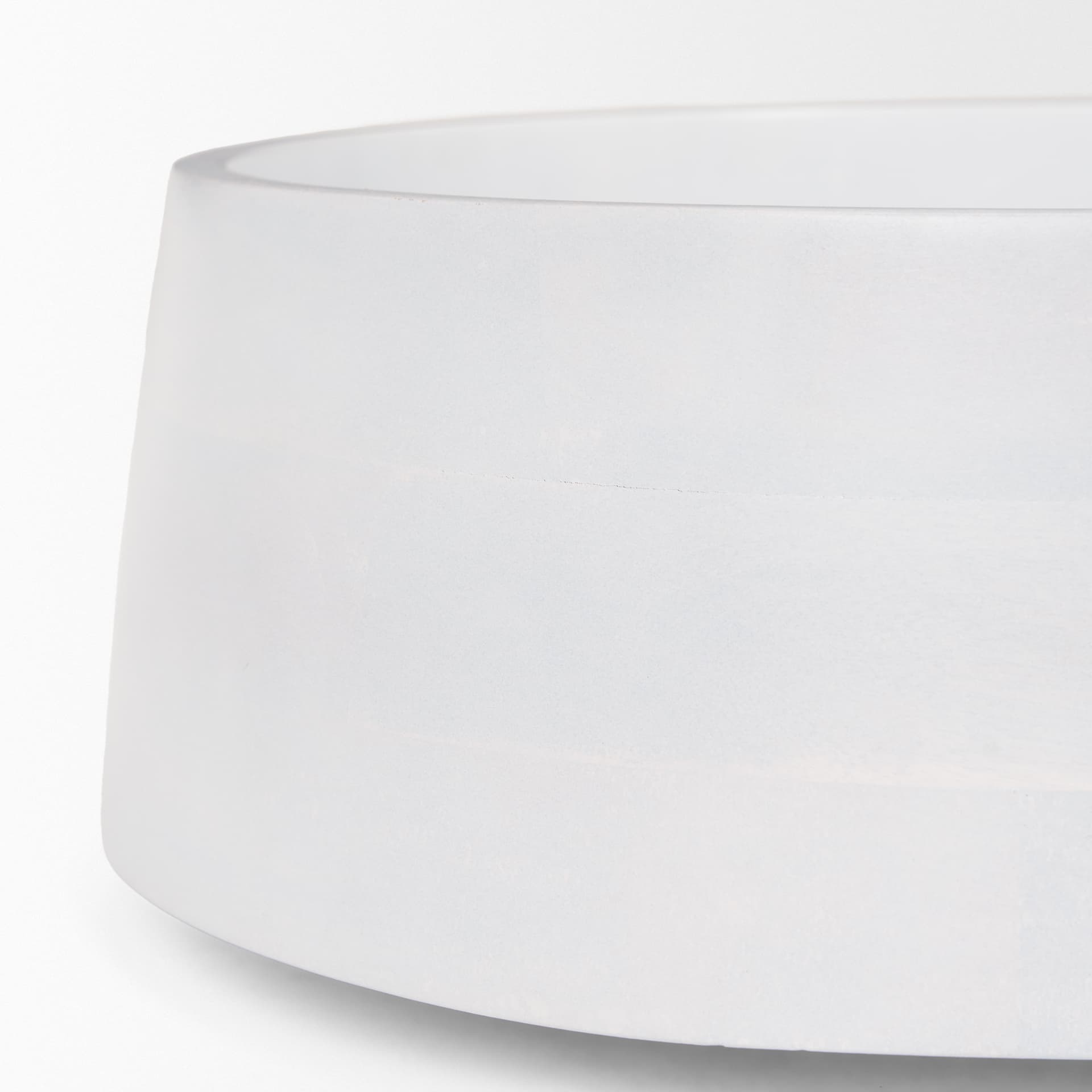 Kadara White Washed Solid Wood Decorative Bowl — product photograph