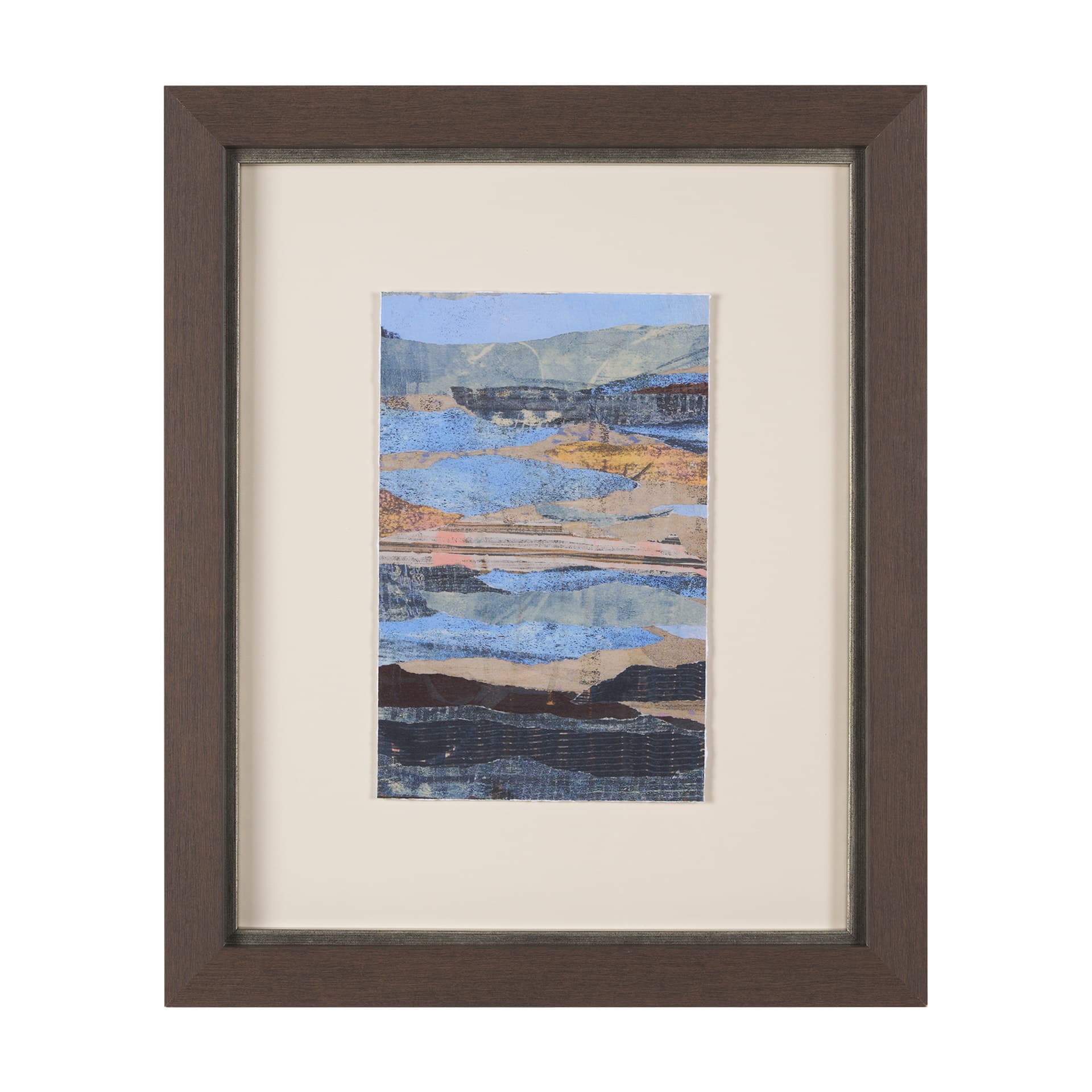 Off In The Distance II by Mercana Studio a Hand Embellished Framed Art Print Matted under Glass — product photograph