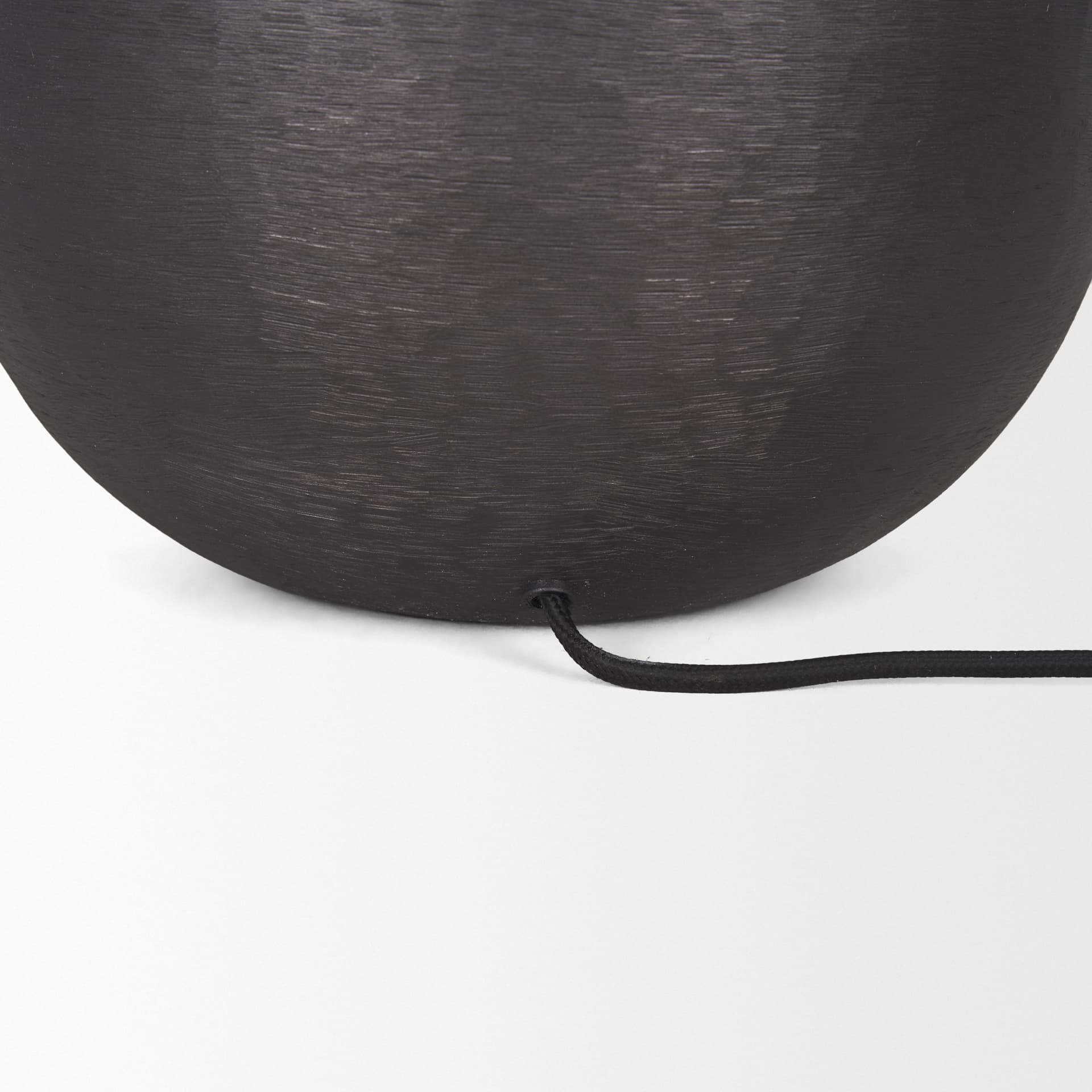 Sadiyah Black Brushed Metal w/ Beige Shade Table Lamp — product photograph