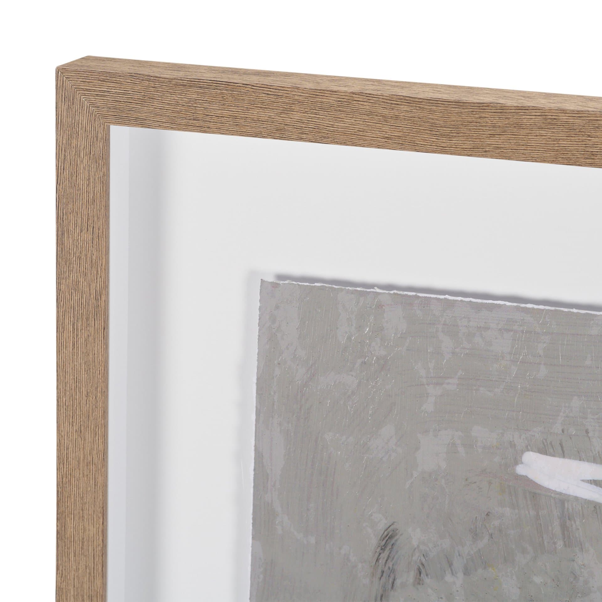 Mental Crossfire IV by Mercana Studio Hand-Embellished Textured Framed Artwork Matted under Glass — product photograph