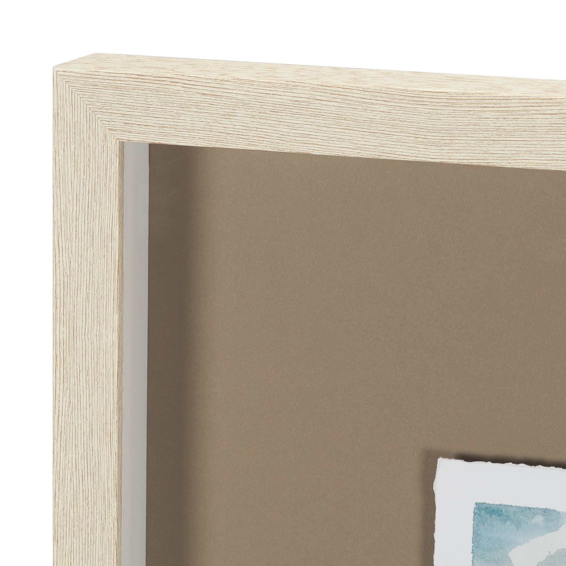 Shoreline Beauty III by Mercana Studio Hand Embelished Framed Artwork Matted under Glass — product photograph