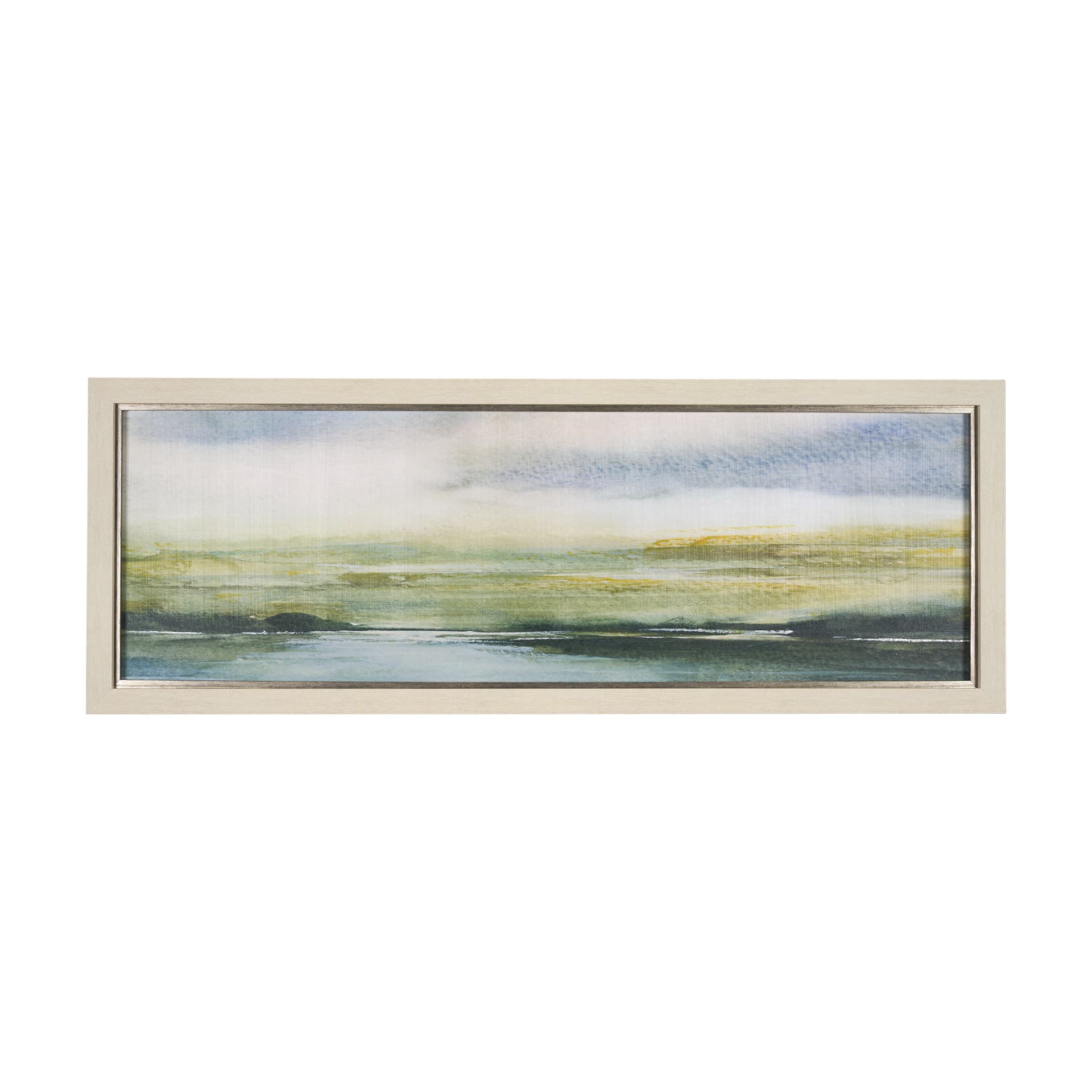 Spring Horizon I by Mercana Studio a Hand Embellished Textured Framed Art Print — product photograph