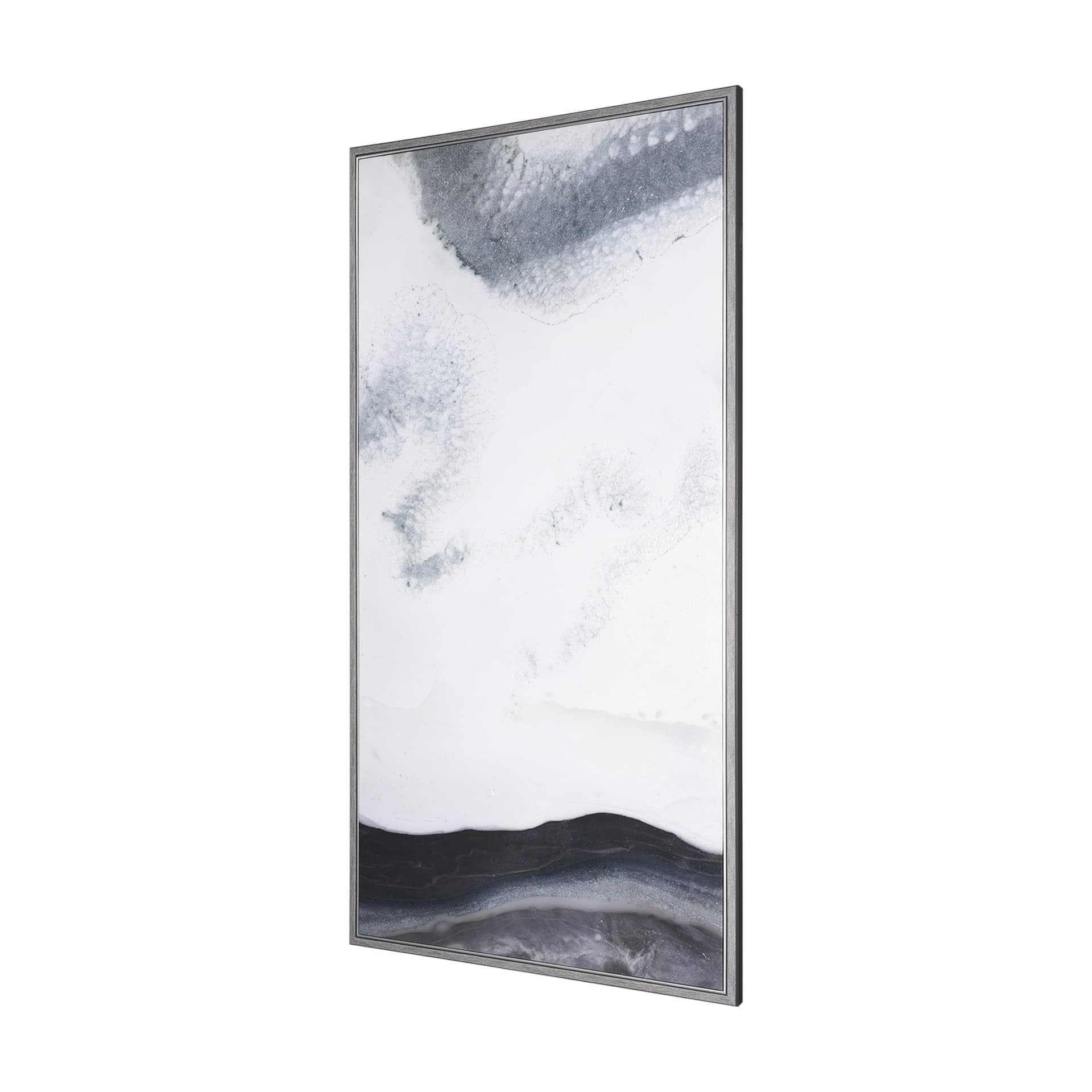 Storm Surge II by Mercana Studio a Hand Embellished Textured Framed Canvas — product photograph