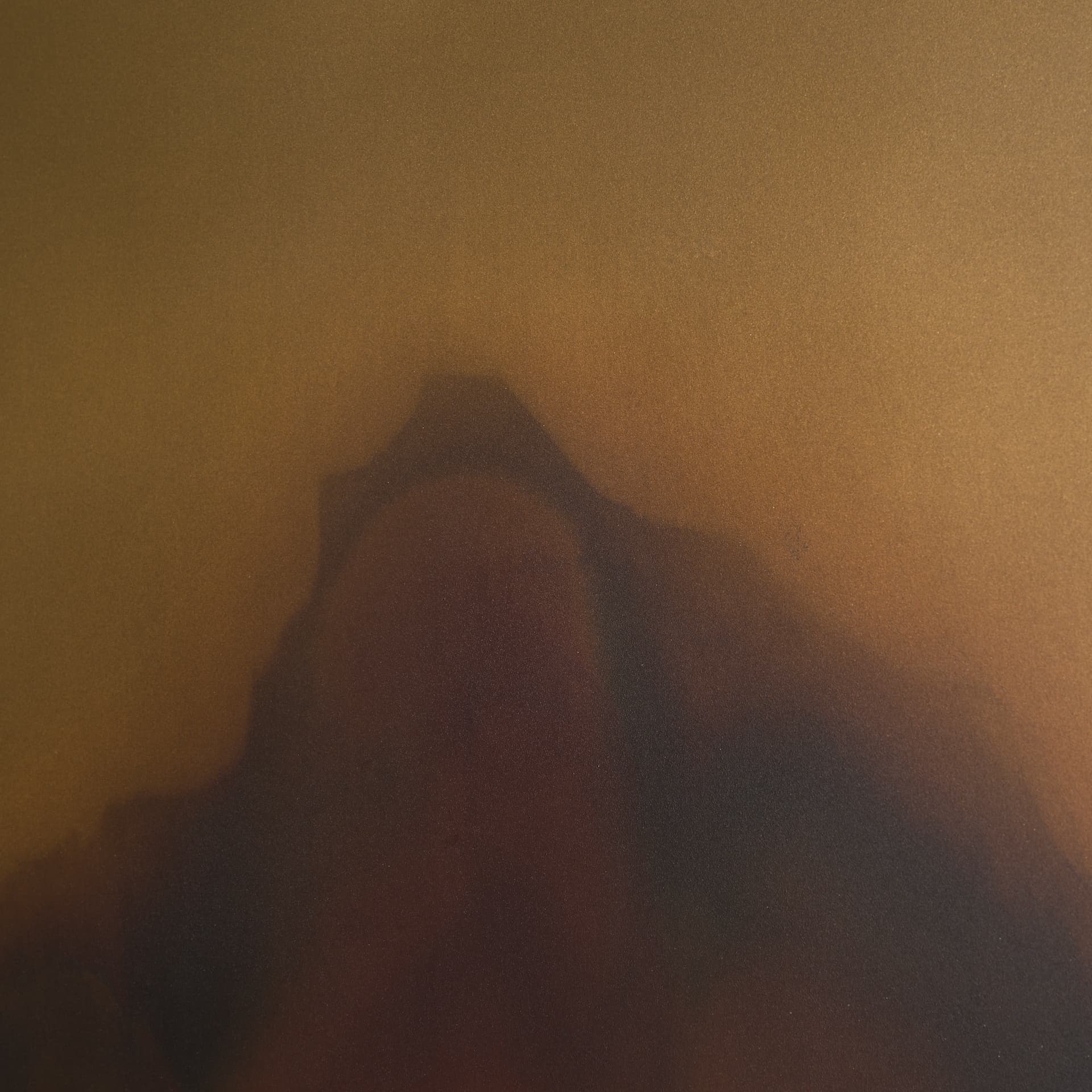 Rios Gold and Red Painted w/ Acid Wash Metal Wall Art — product photograph