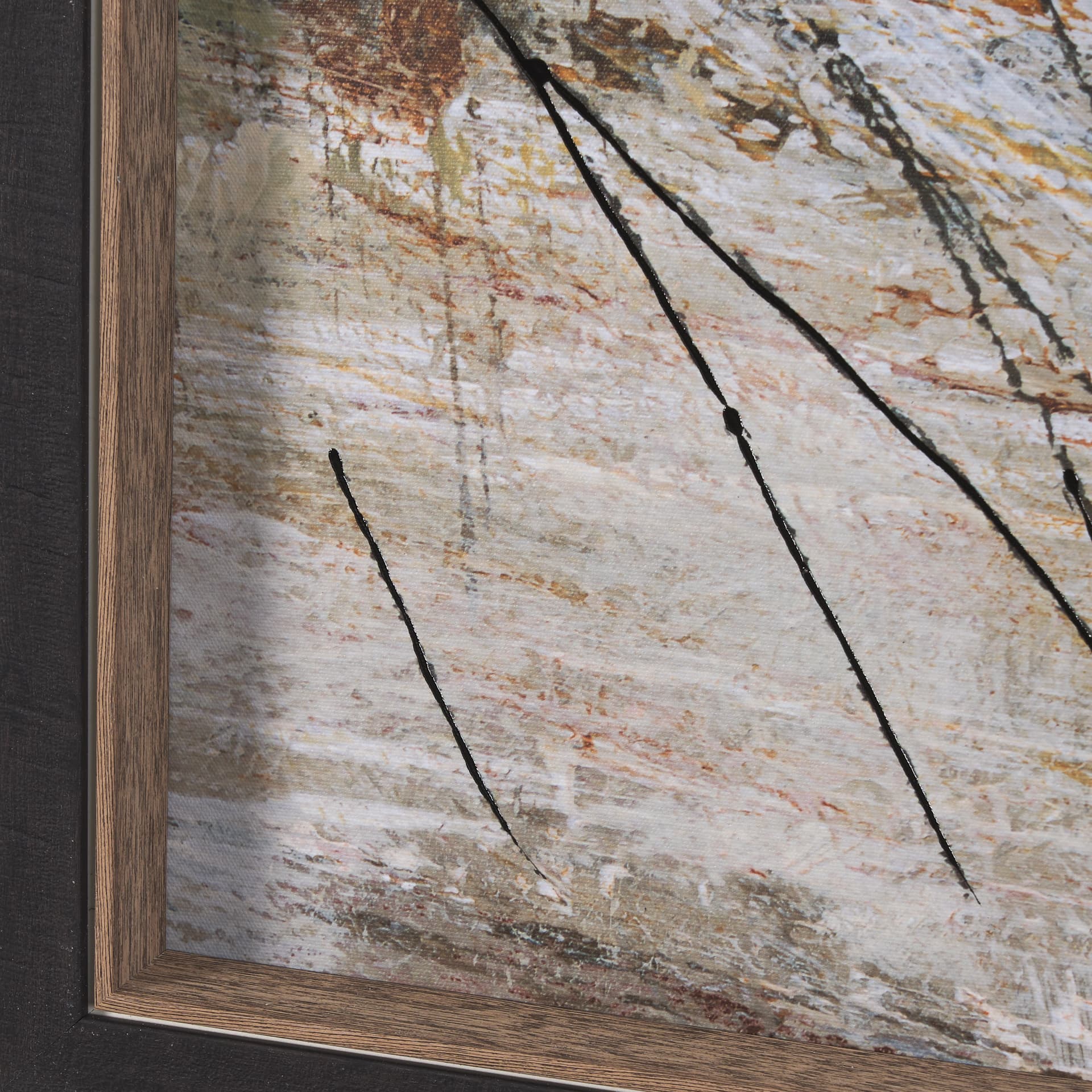 Forest View V by Mercana Studio a Hand Embellished Textured Framed Art Print — product photograph