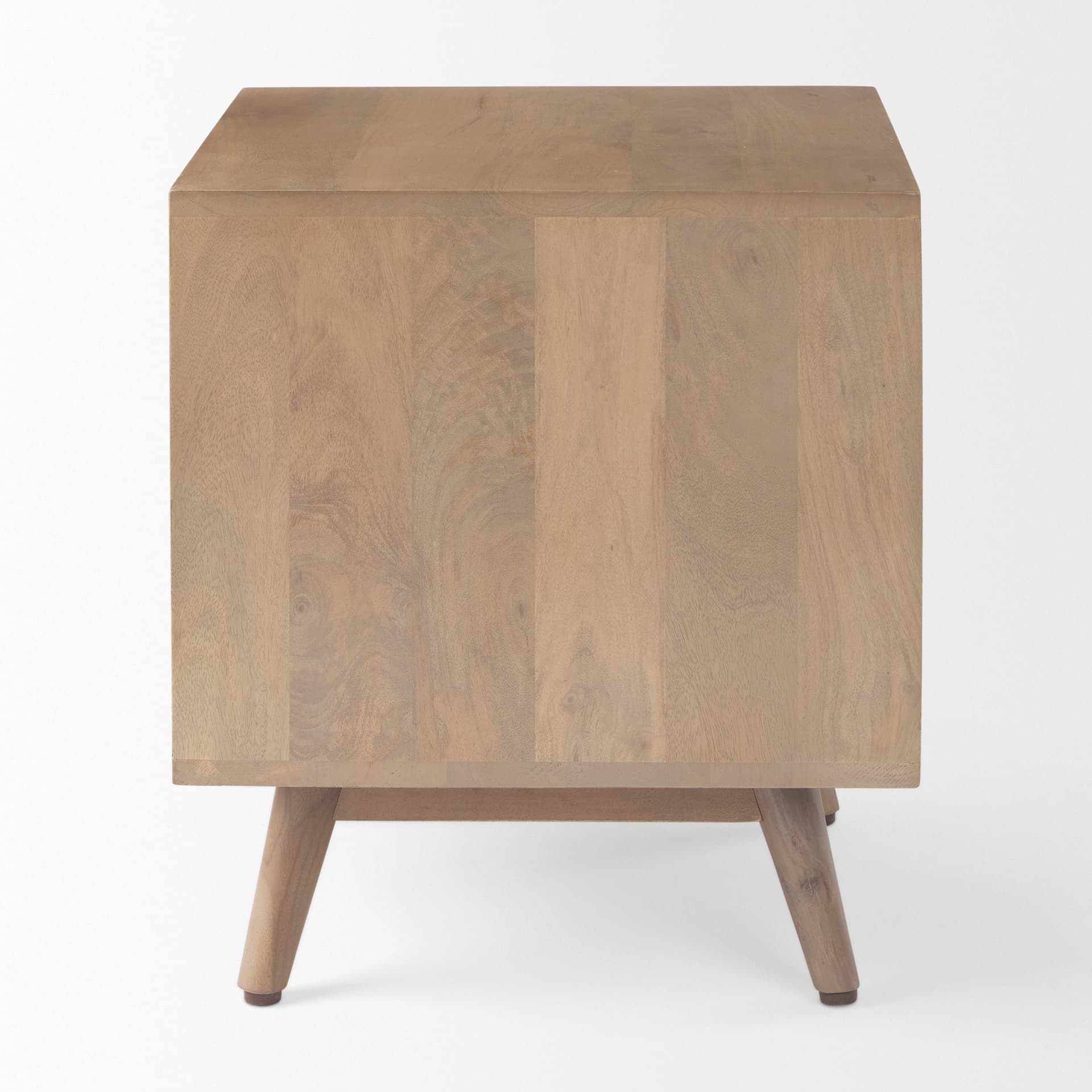 Sable 19.0L x 19.0W x 21.5H Light Brown Wood Side Table — product photograph