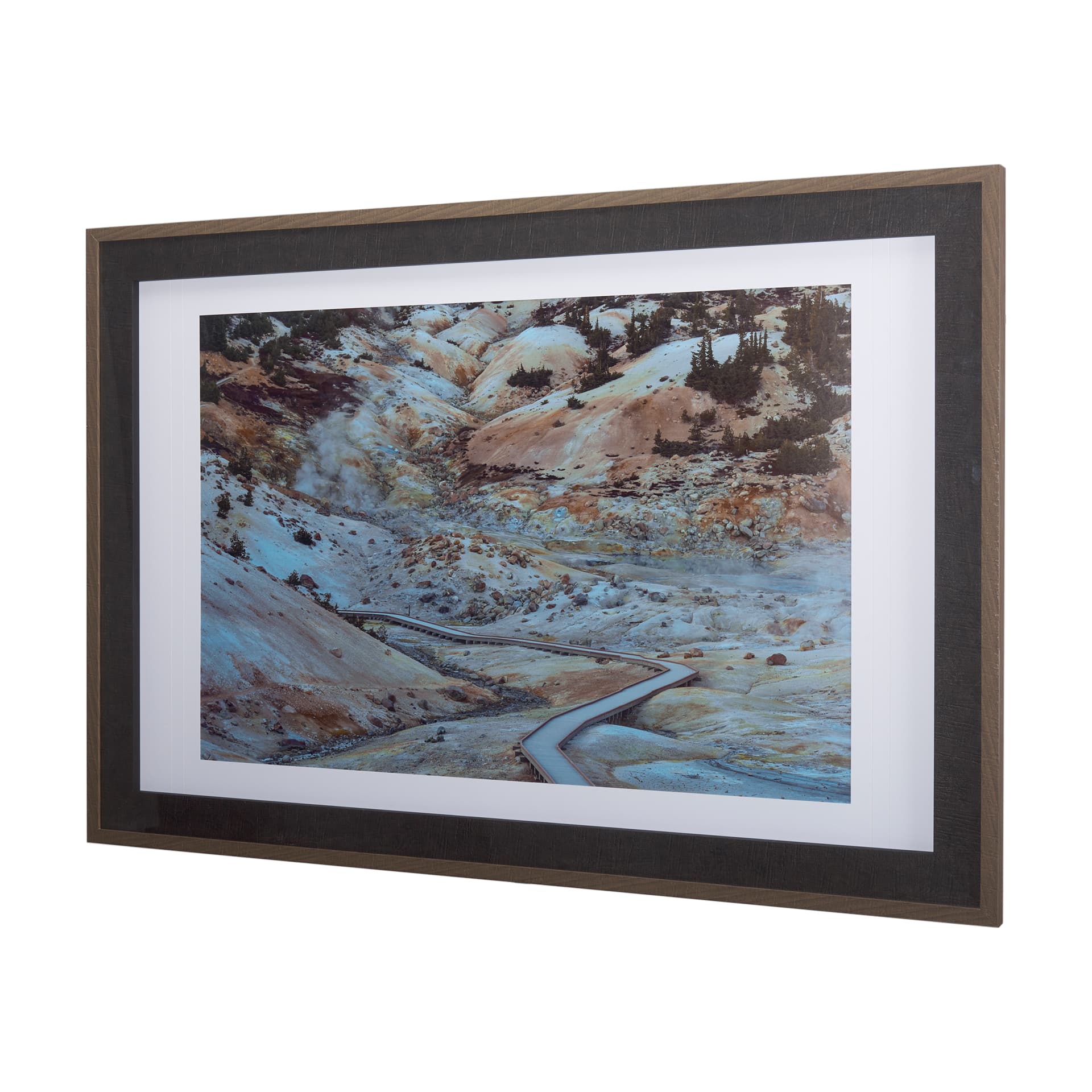 LassenVP by Chad Mackay a Framed Art Print Matted under Glass — product photograph