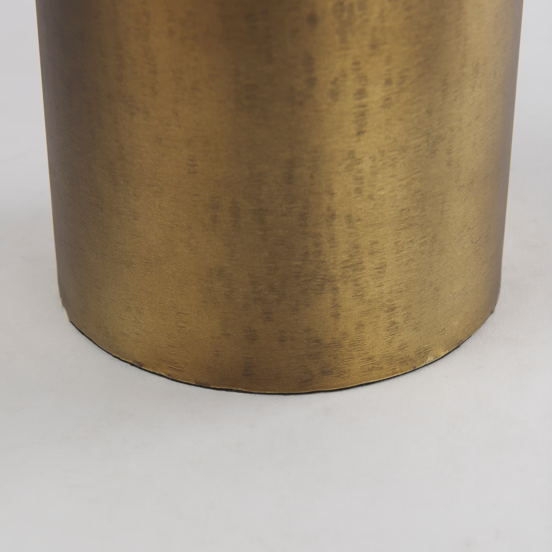 Aubrey Small 14.0H Gold Iron Flower Jug Vase — product photograph