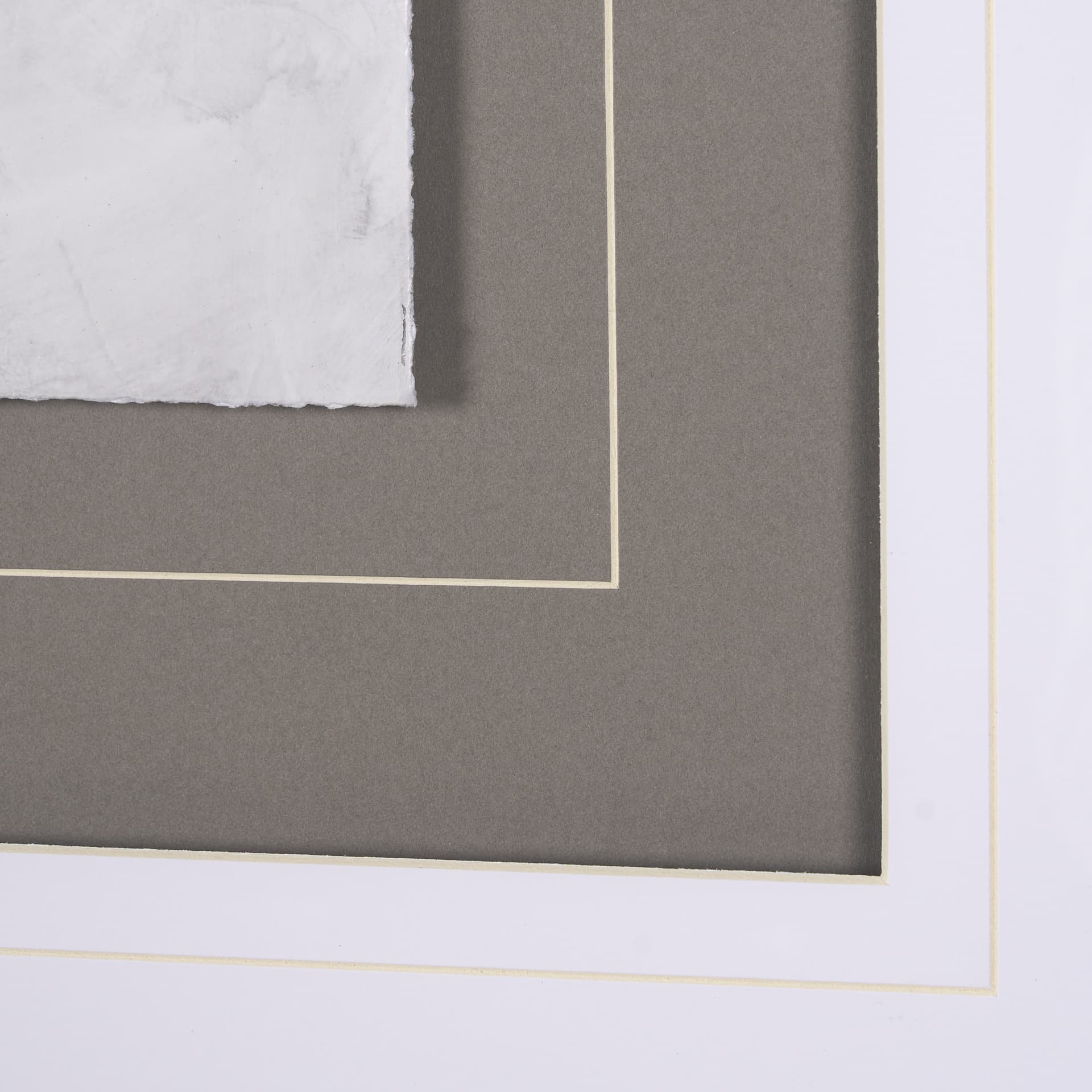 Soft Blue Botanoicals VIII by Mercana Studio Hand Embellished Framed Art Print Matted under Glass — product photograph