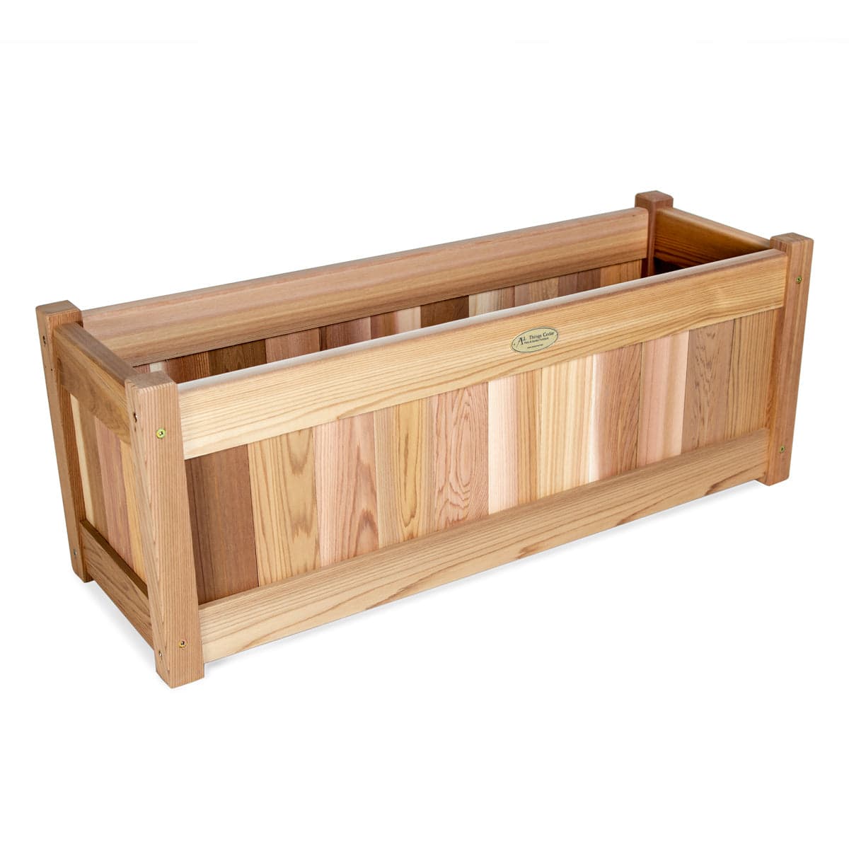 Cedar Pagoda Garden Arbor & Planter Box Set PA96-Set — product photograph