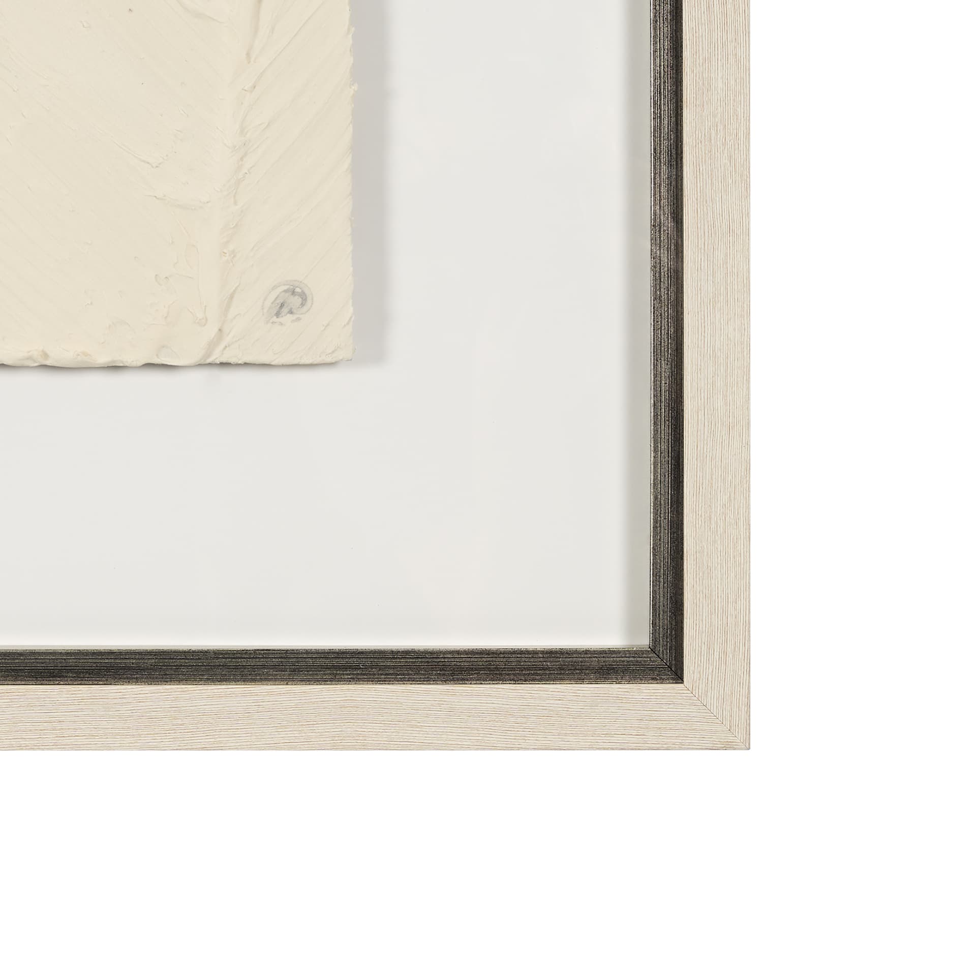 Leaf Relief I by Studio M a handmade Original Framed Artwork under Glass — product photograph