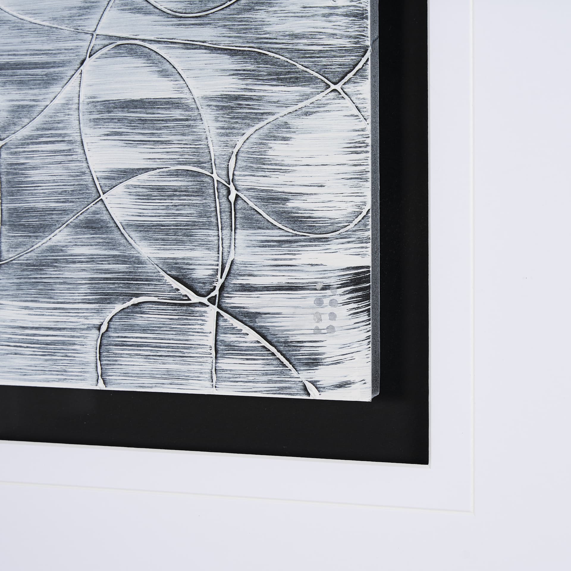 Continuous Strand I by Studio M a handmade Original Framed Artwork under Glass — product photograph