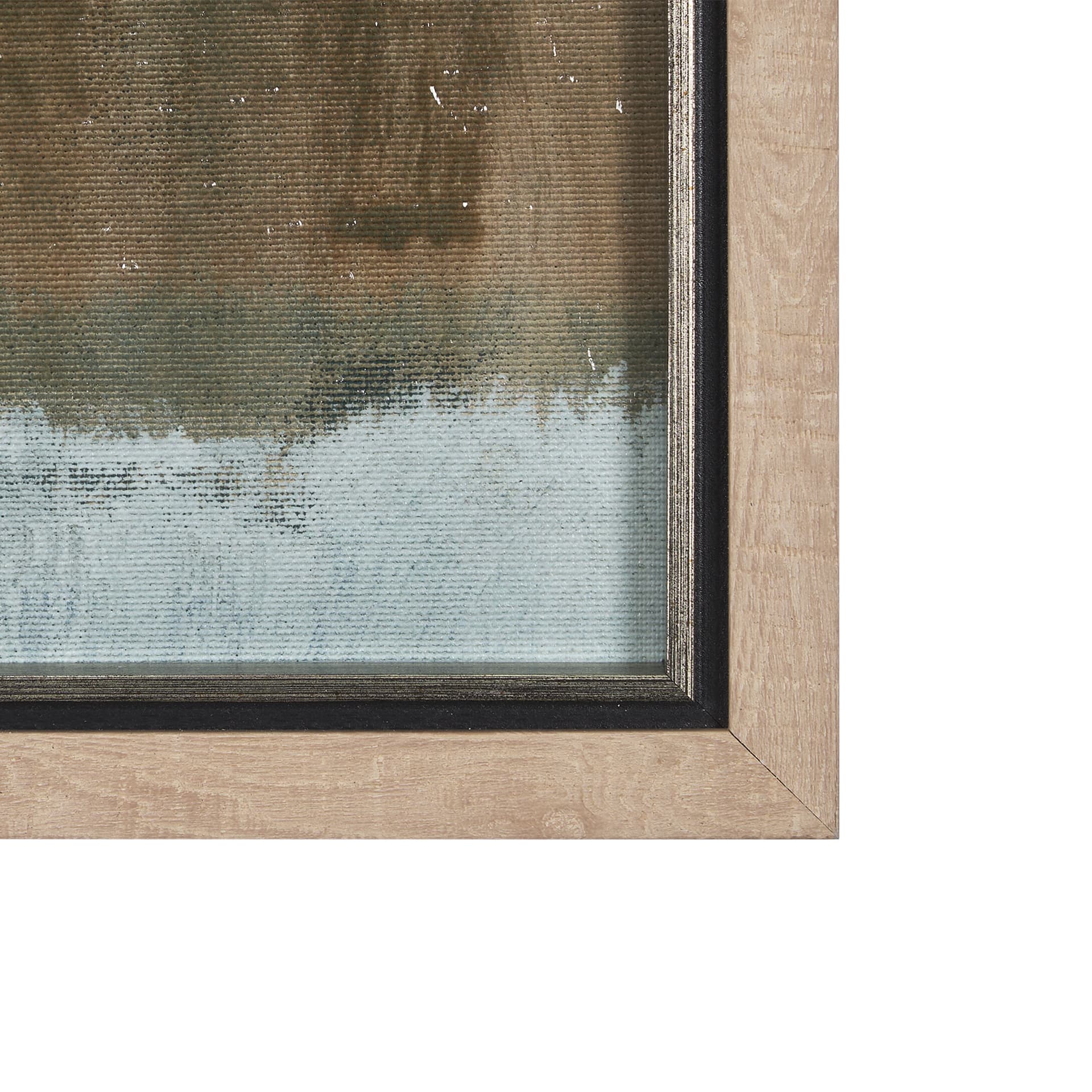 Quiet Echoes - Flow by Mercana Studio a Hand Embellished Textured Framed Art Print — product photograph