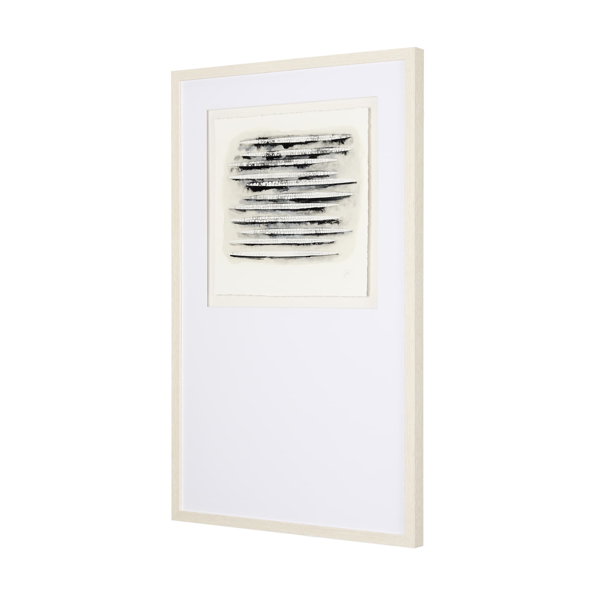 Calm River Flowing I by Studio M a handmade Original Framed Artwork under Glass — product photograph