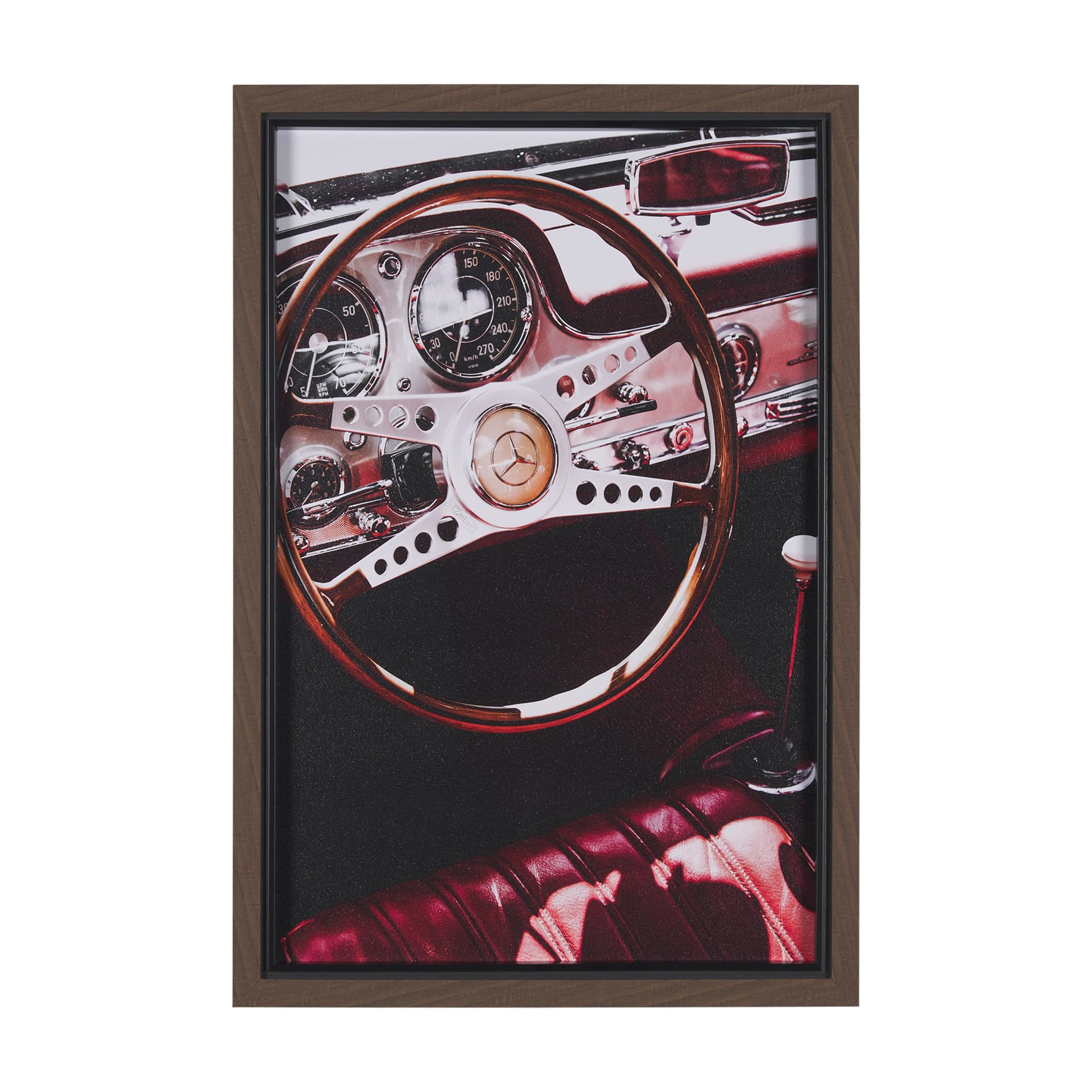 Vintage Car by Magda Izzard a Hand Embellished Framed Photo Art Print — product photograph