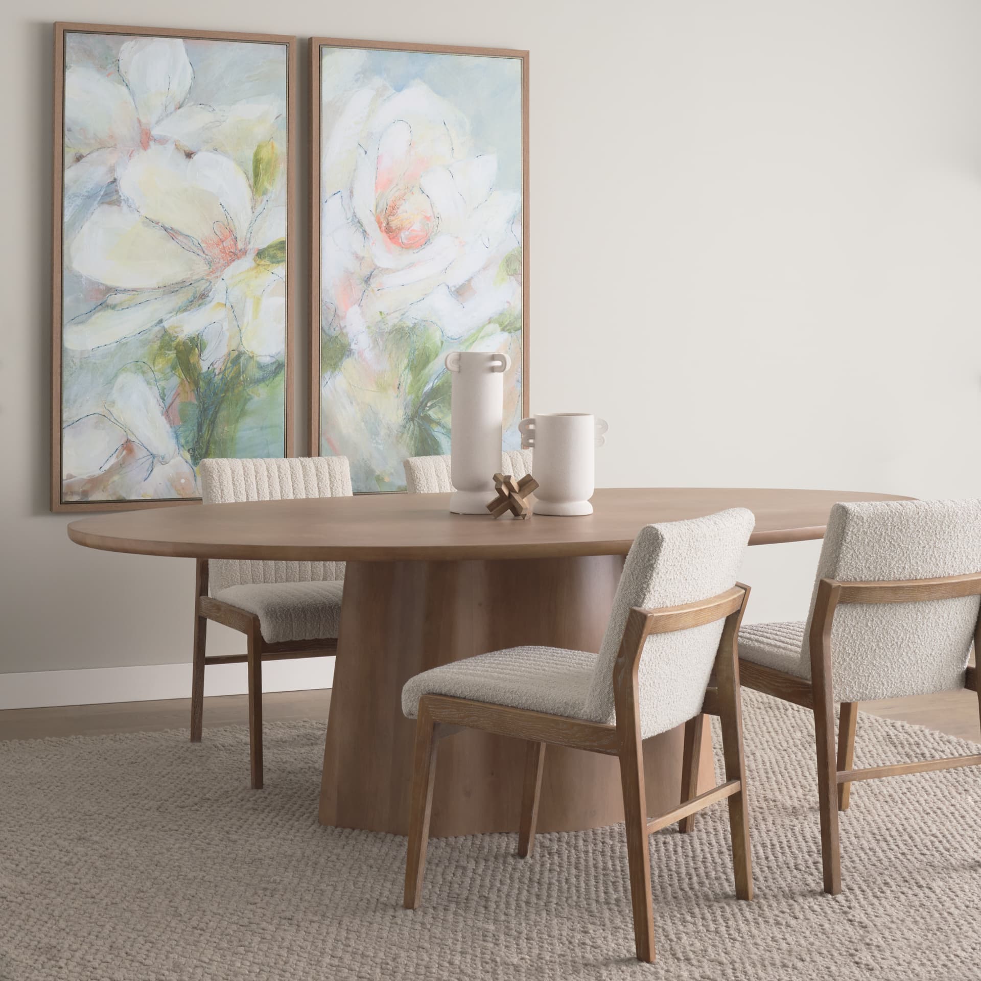 Aromatic Rose by Mercana Studio a Hand Embellished Textured Framed Canvas — product photograph