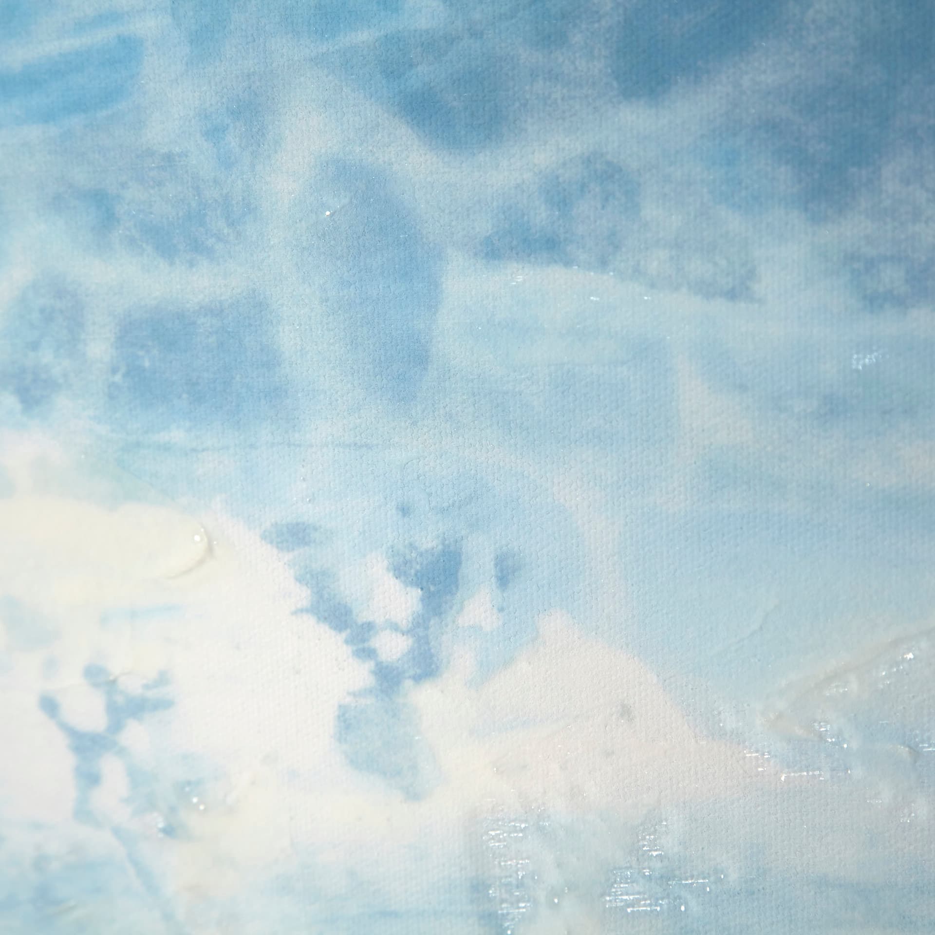 Ebb & Flow I by Victoria Borges a Hand Embellished Textured Canvas — product photograph