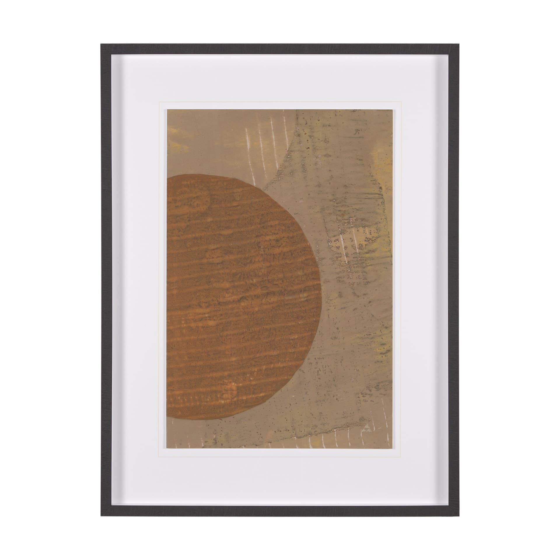 Eclipse II by Mercana Studio a Hand Embellished Framed Art Print Matted under Glass — product photograph