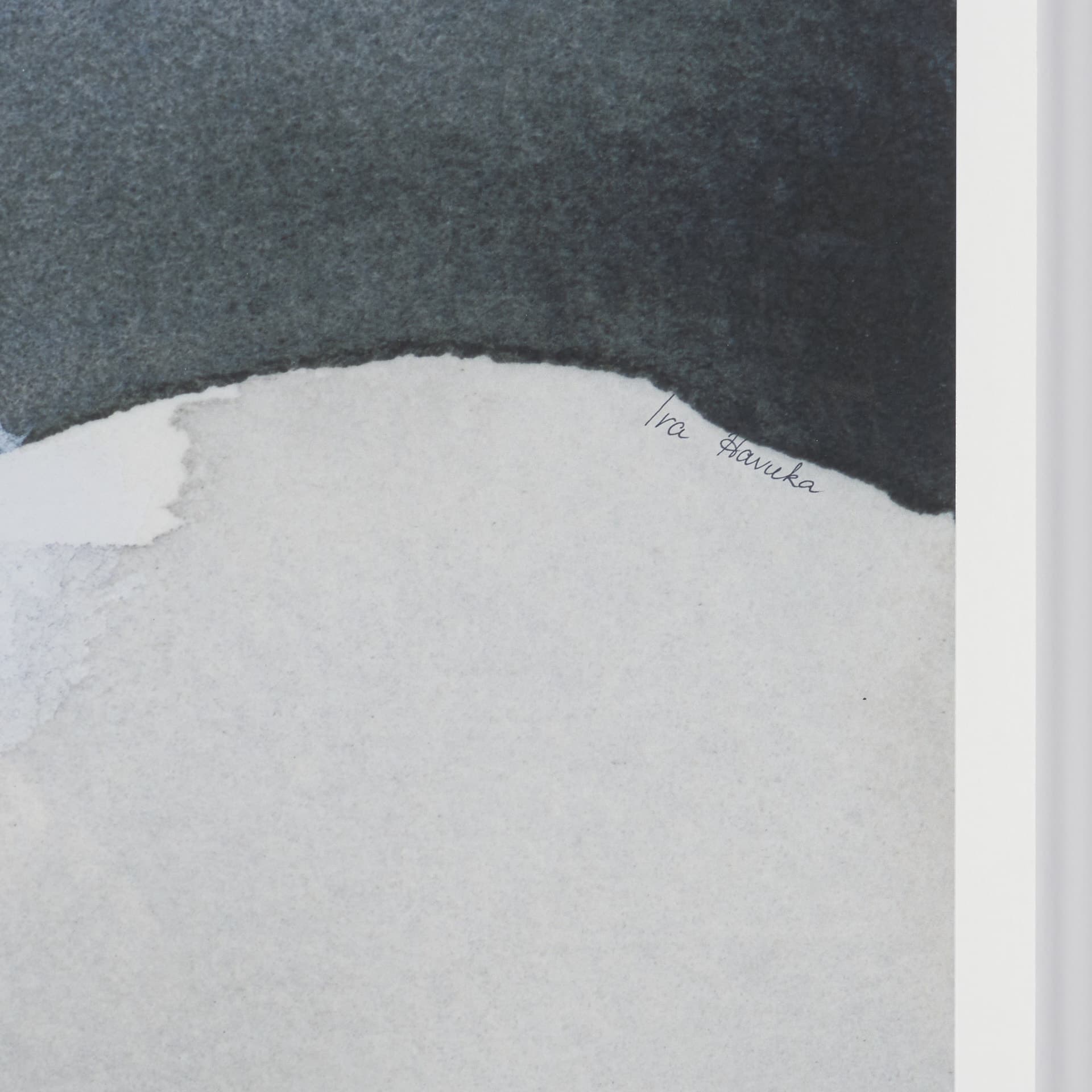 Broken Silence II Abstract by Mercana Studio a Hand Embellished Framed Print under Glass — product photograph