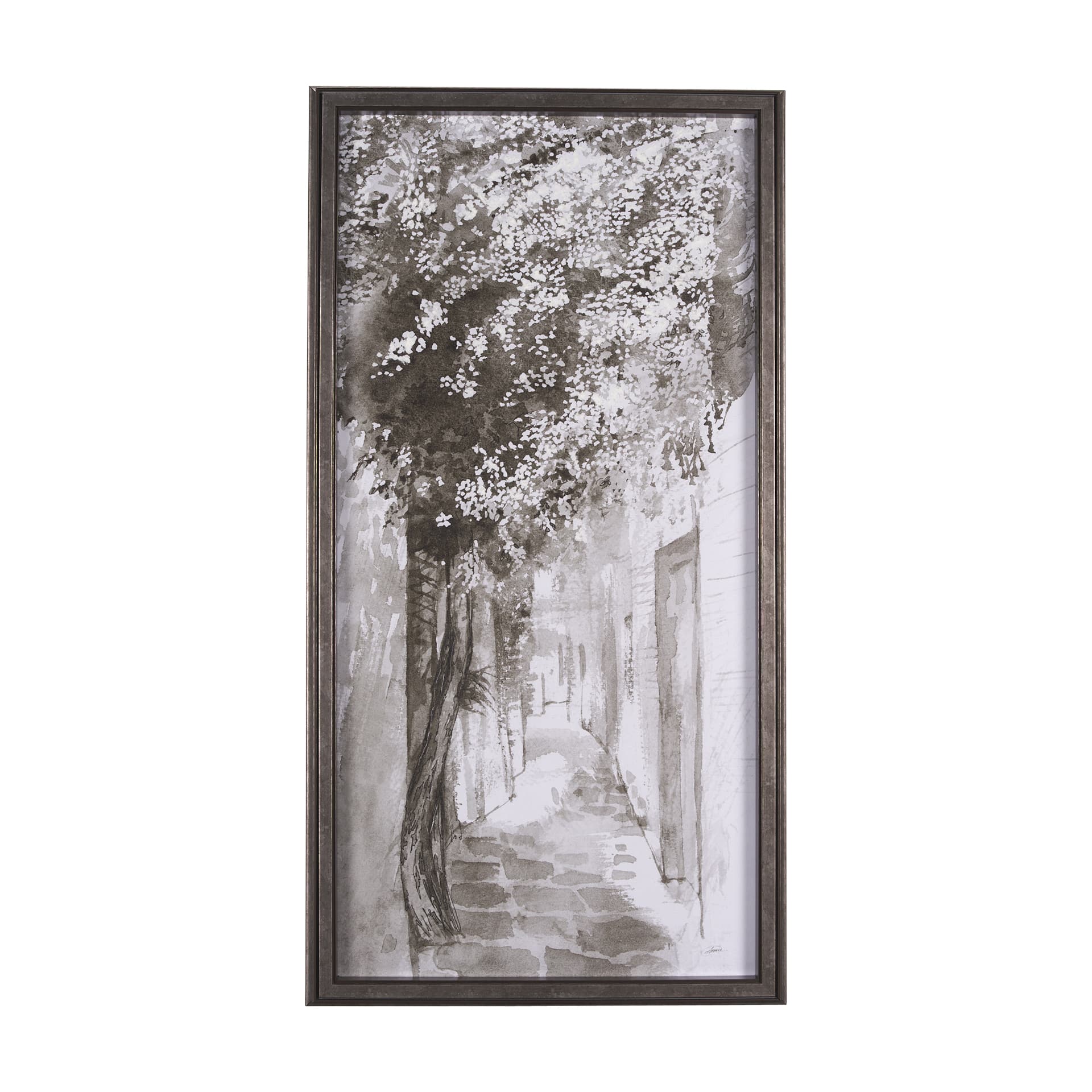 Blossoming Tree II by Mercana Studio a Hand Embellished Textured Framed Art Print — product photograph