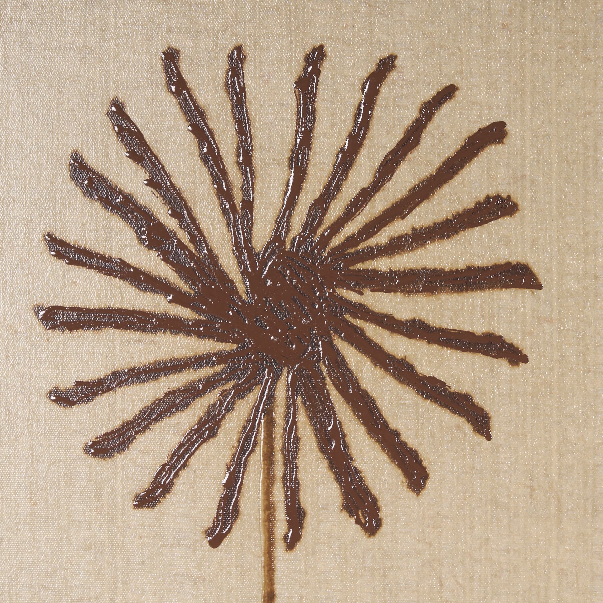 Spark II (Tan) by Mercana Studio a Hand Embellished Textured Framed Art Print — product photograph