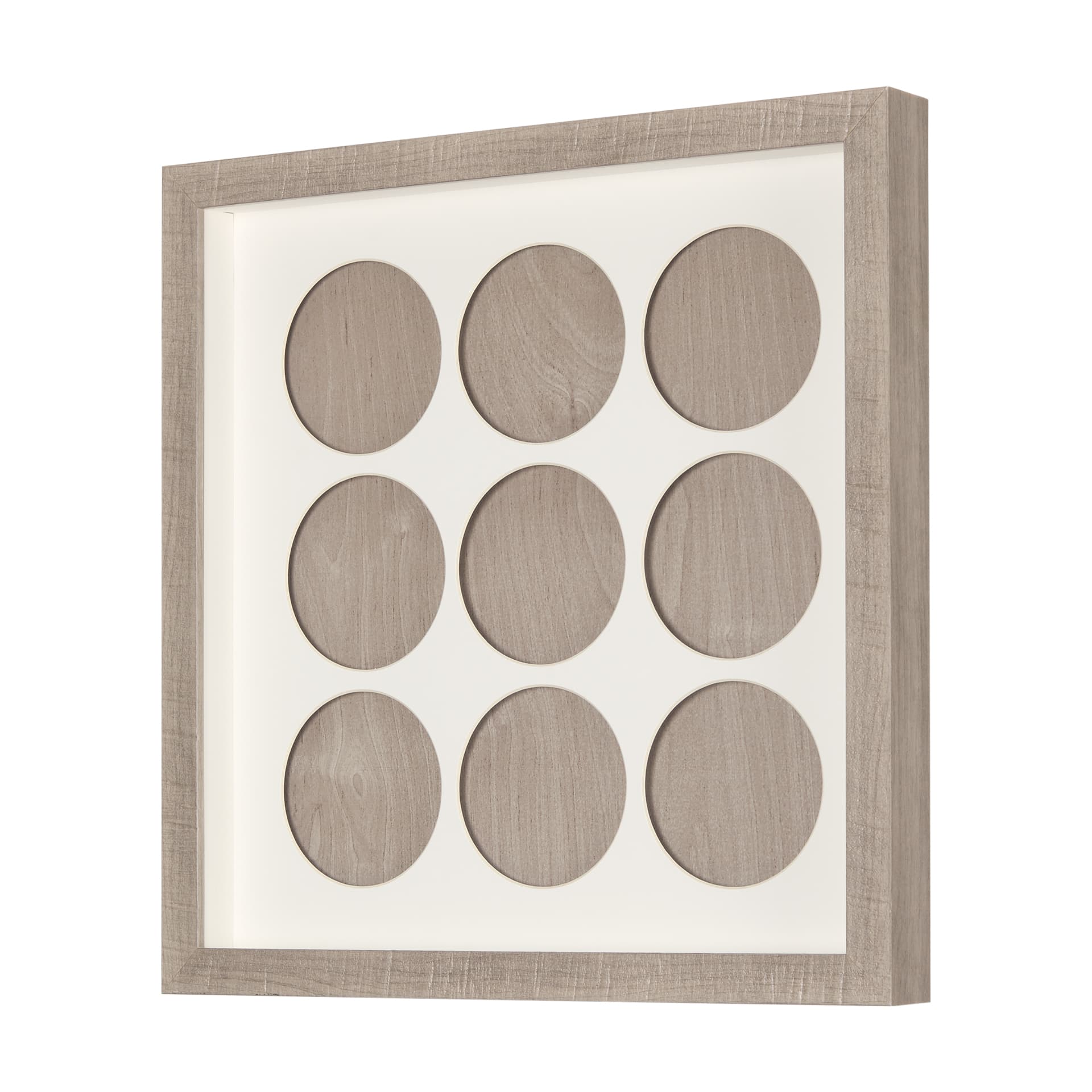 Wood Grain Silhouette II by Studio M a Framed Art Print Matted under Glass — product photograph
