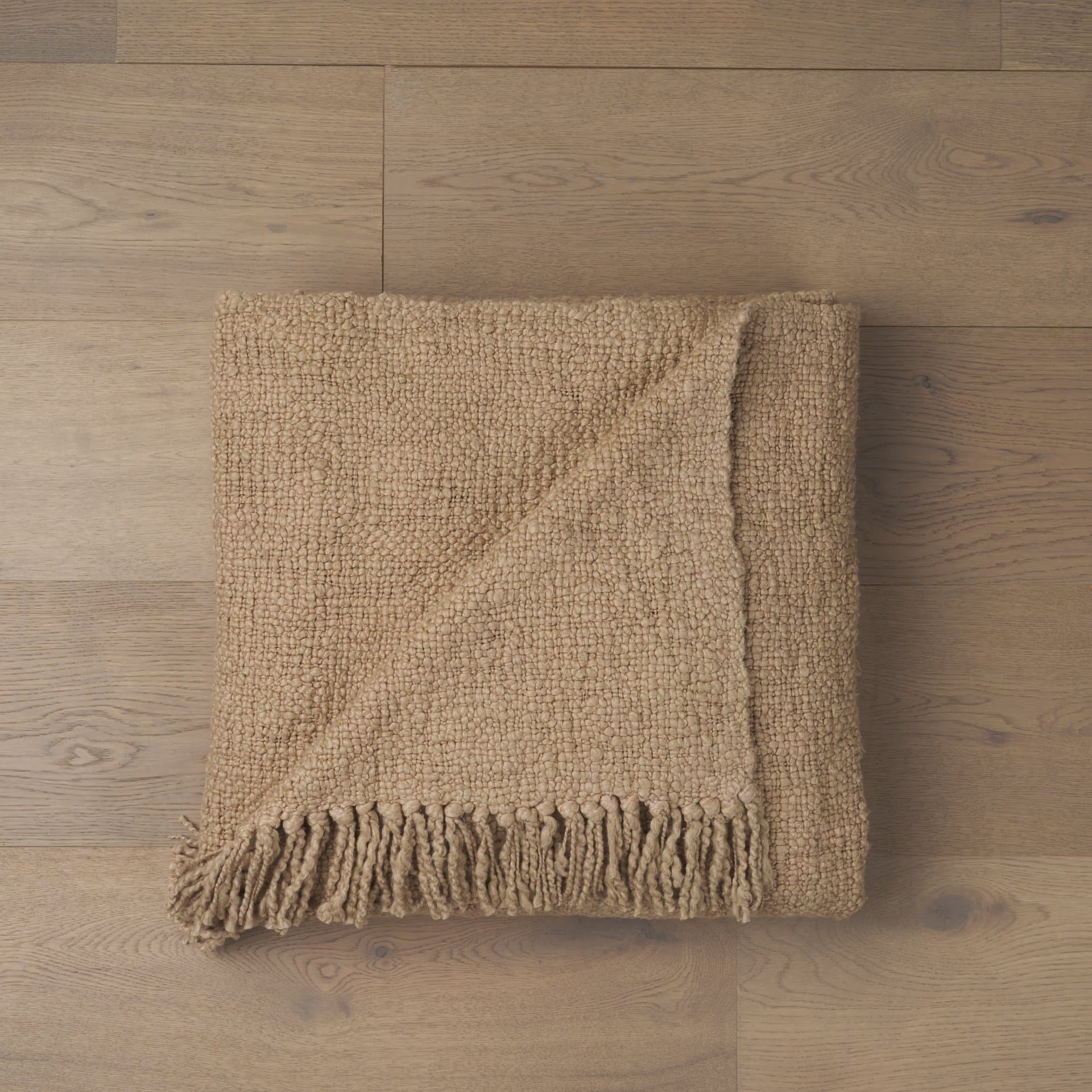 Kambal Sand Woven Cotton Throw Blanket — product photograph