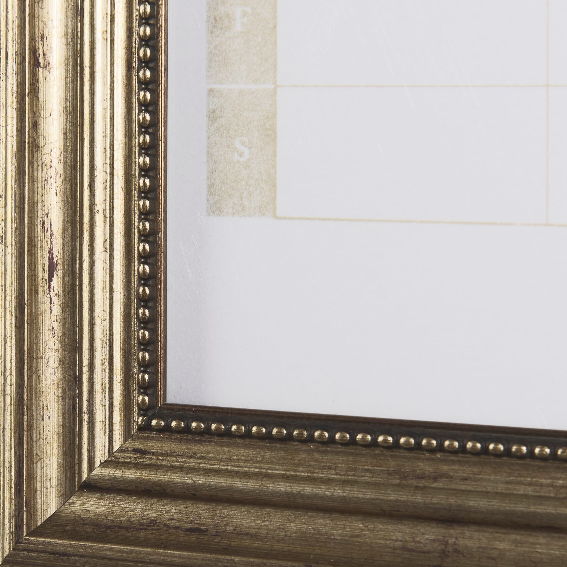 MENU I by Mercana Studio a Hand Embellished Textured Framed Art Print Matted under Glass — product photograph