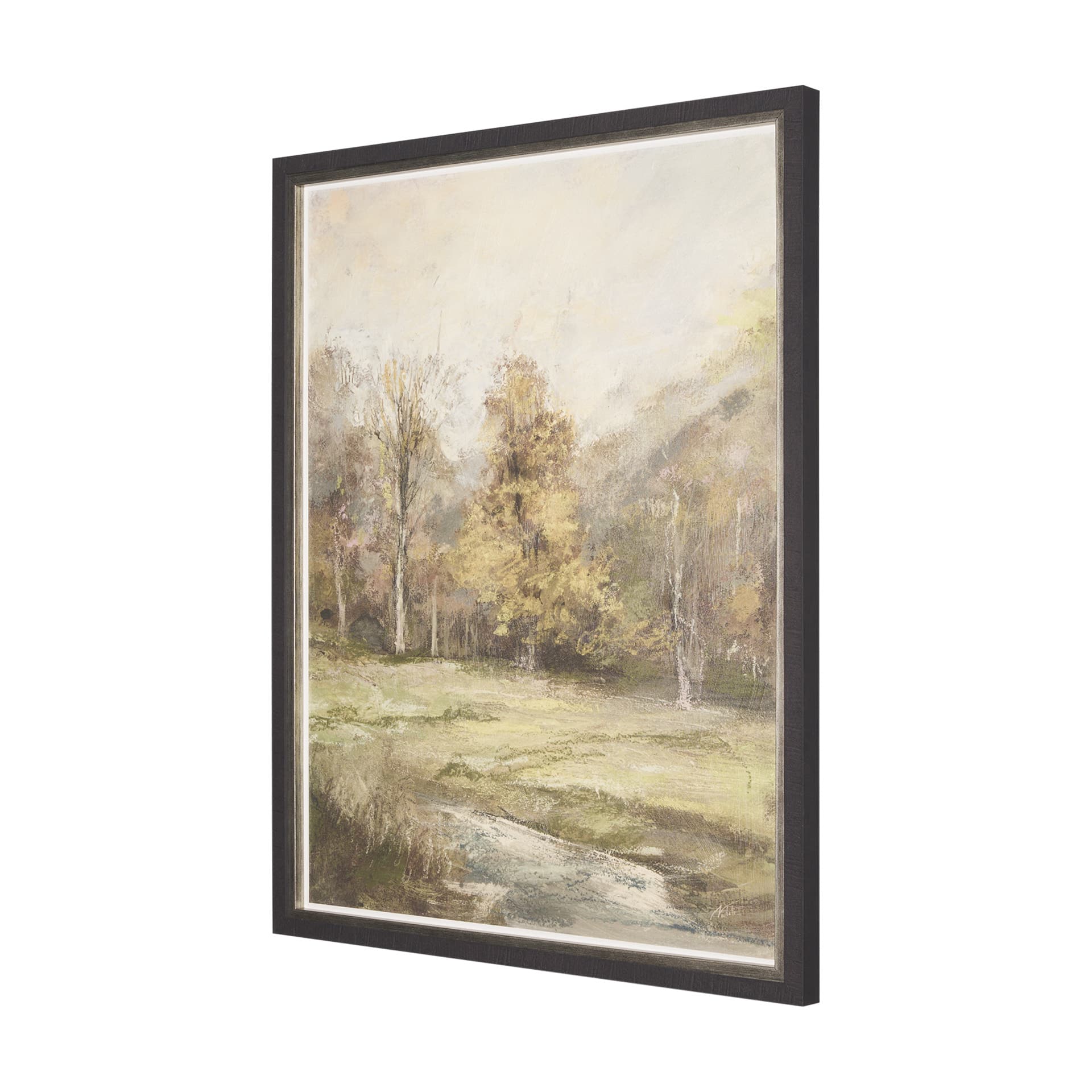 Old Style Landscape I by Mercana Studio a Hand Embellished Framed Art Print — product photograph