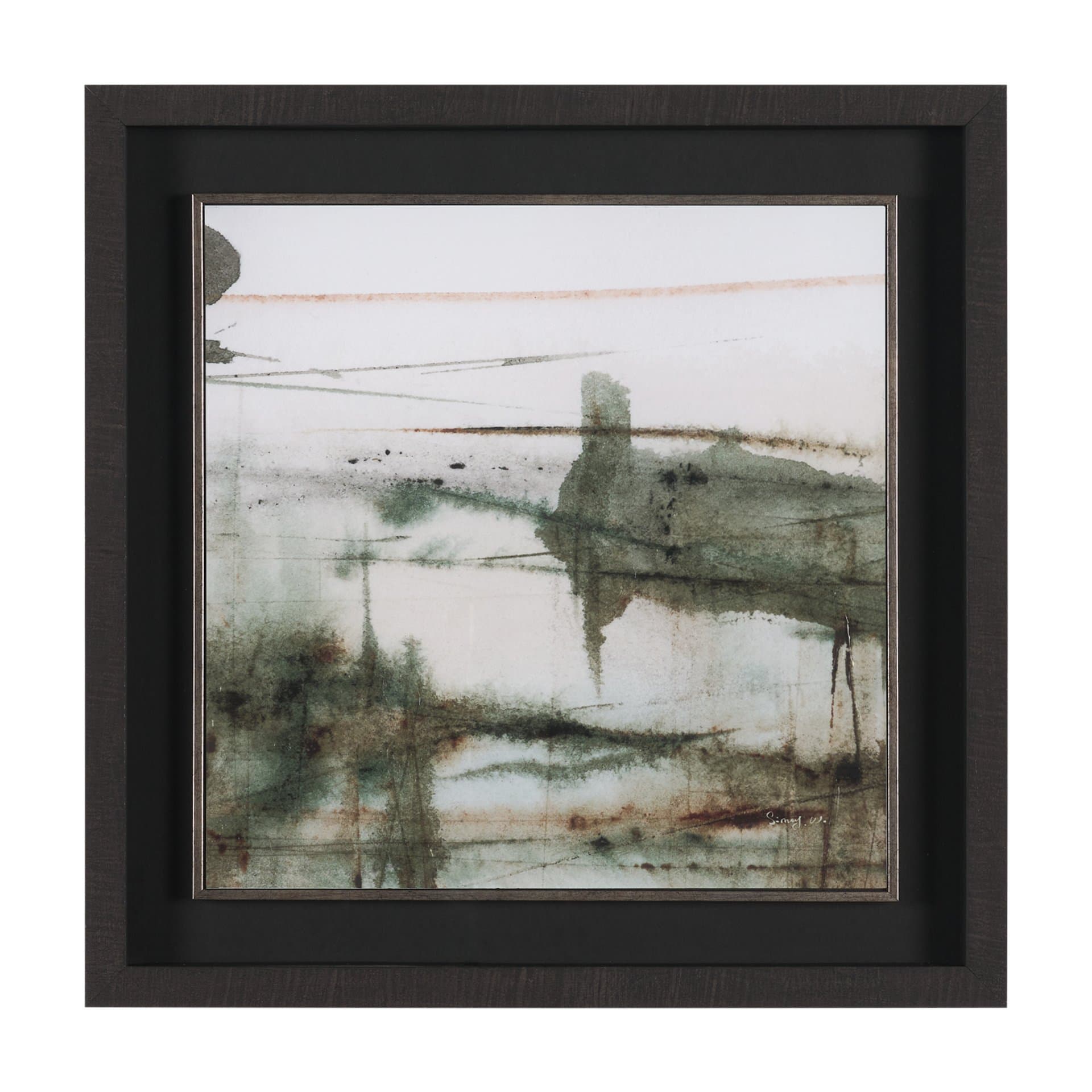 Watercolor Dreamscape V by Mercana Studio a Hand Embellished Framed Watercolor Art Print under Glass — product photograph