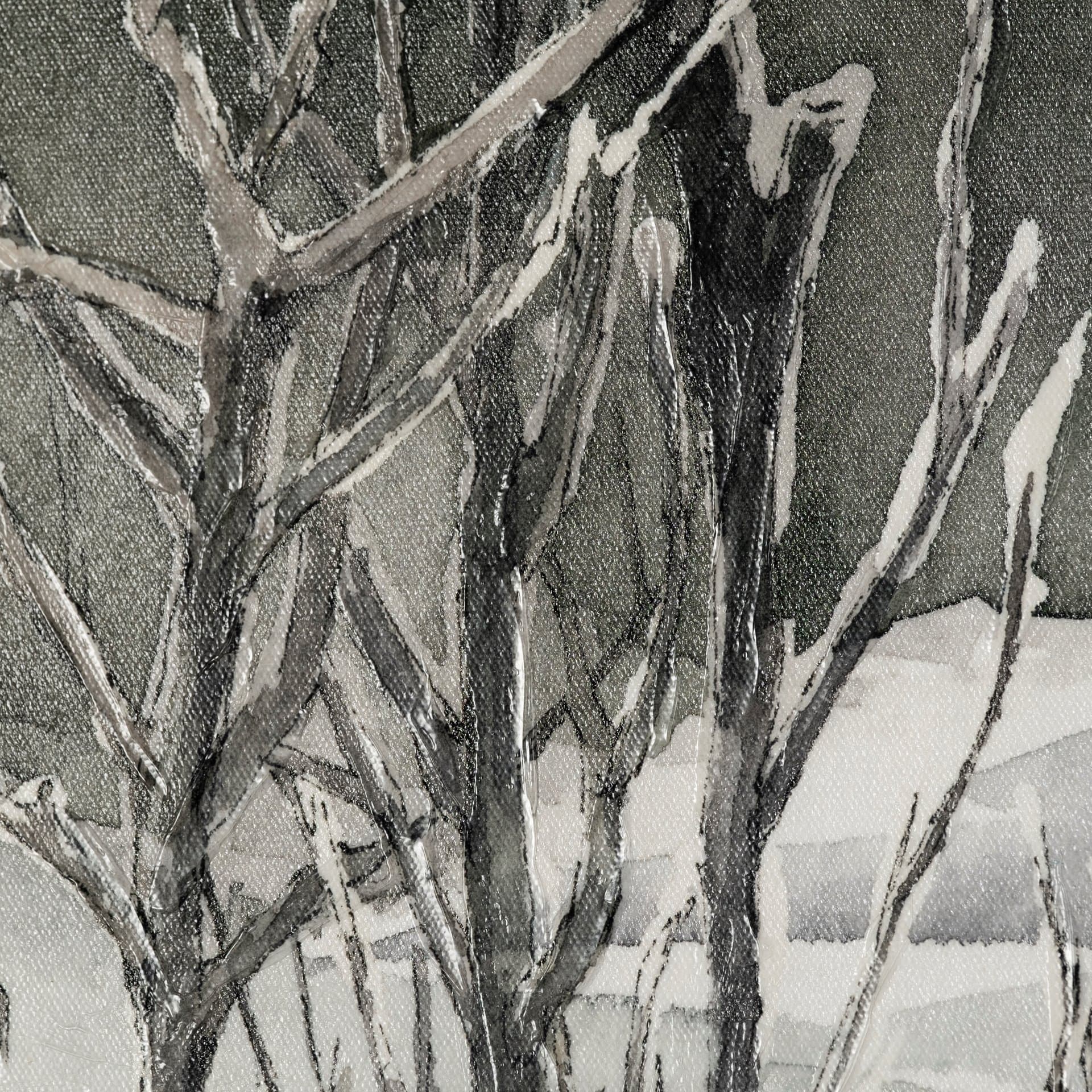 Life in North I by Melody Ducharme a Hand Embellished Textured Canvas — product photograph
