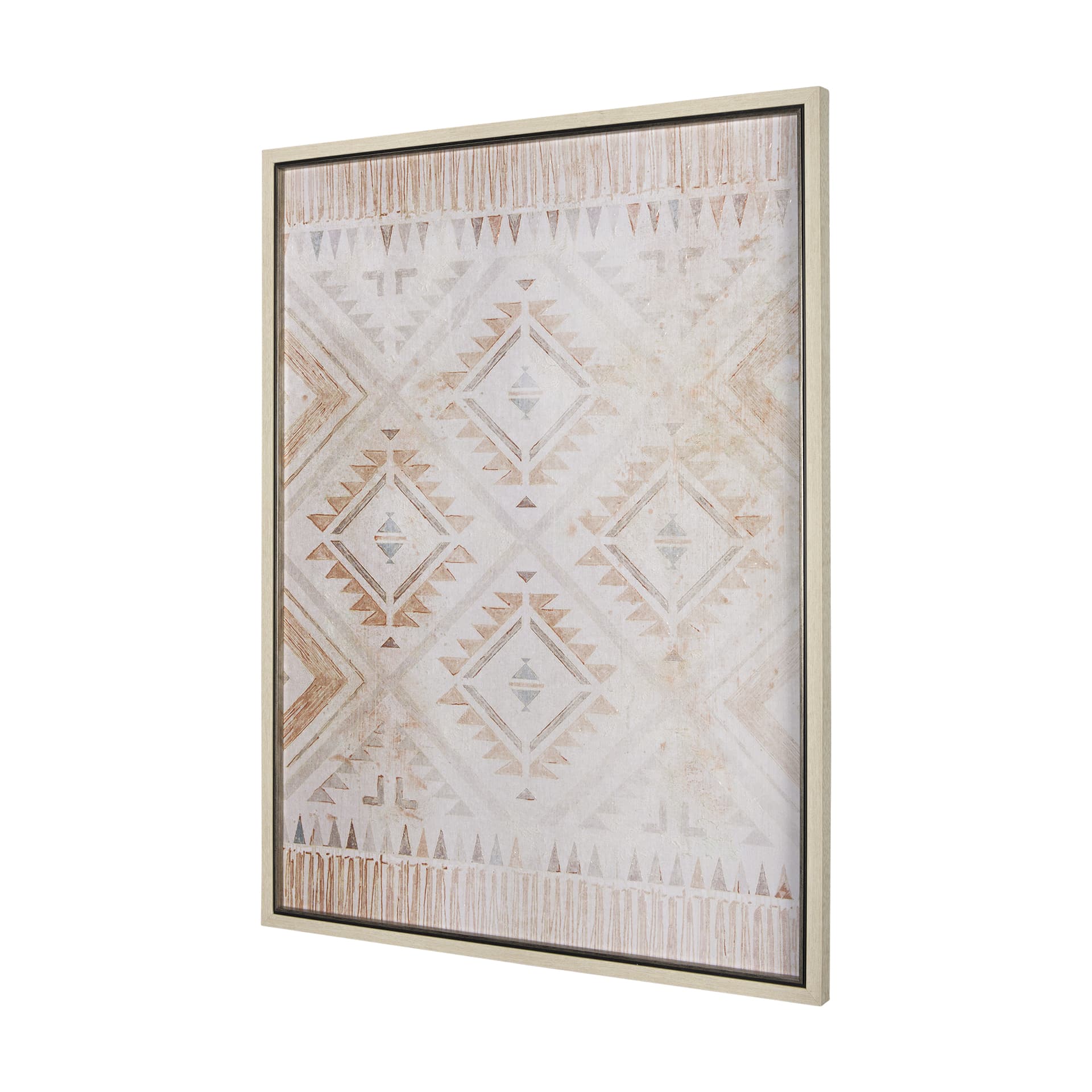 Aztec II by Mercana Studio a Hand Embellished Textured Framed Art Print — product photograph