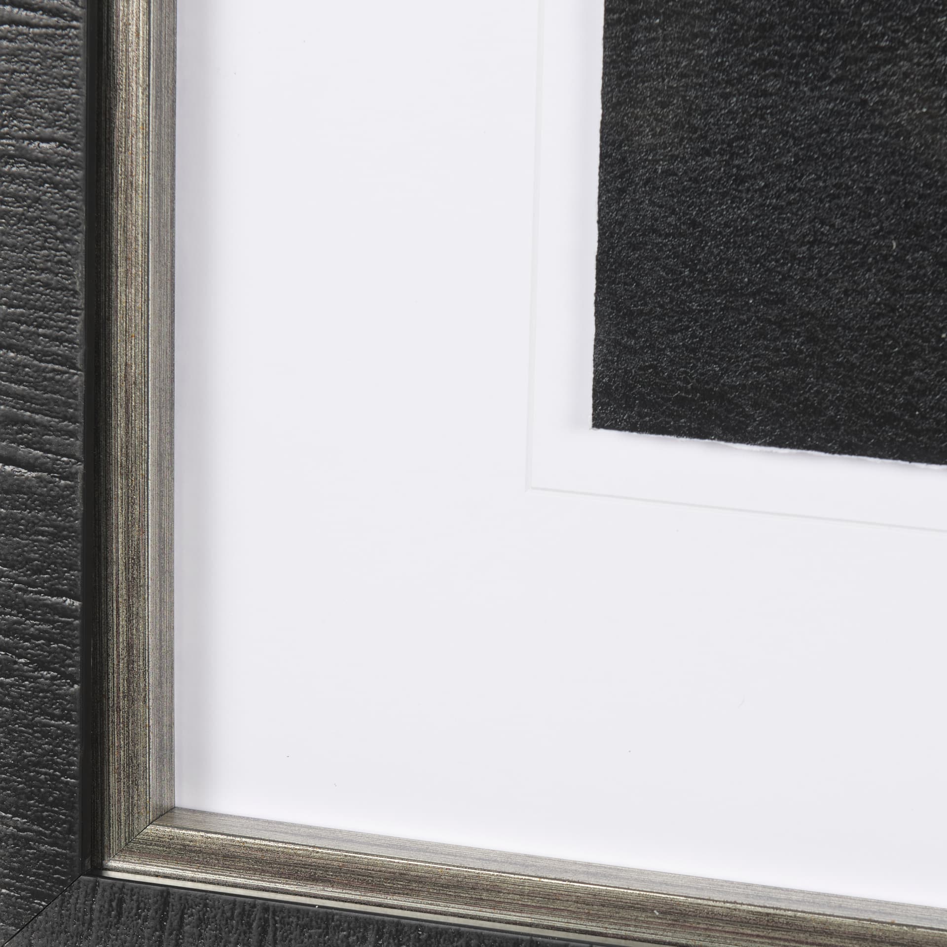 Water's Reflection-L by Chad Mackay a Hand Embellished Textured Framed Art Print Matted under Glass — product photograph