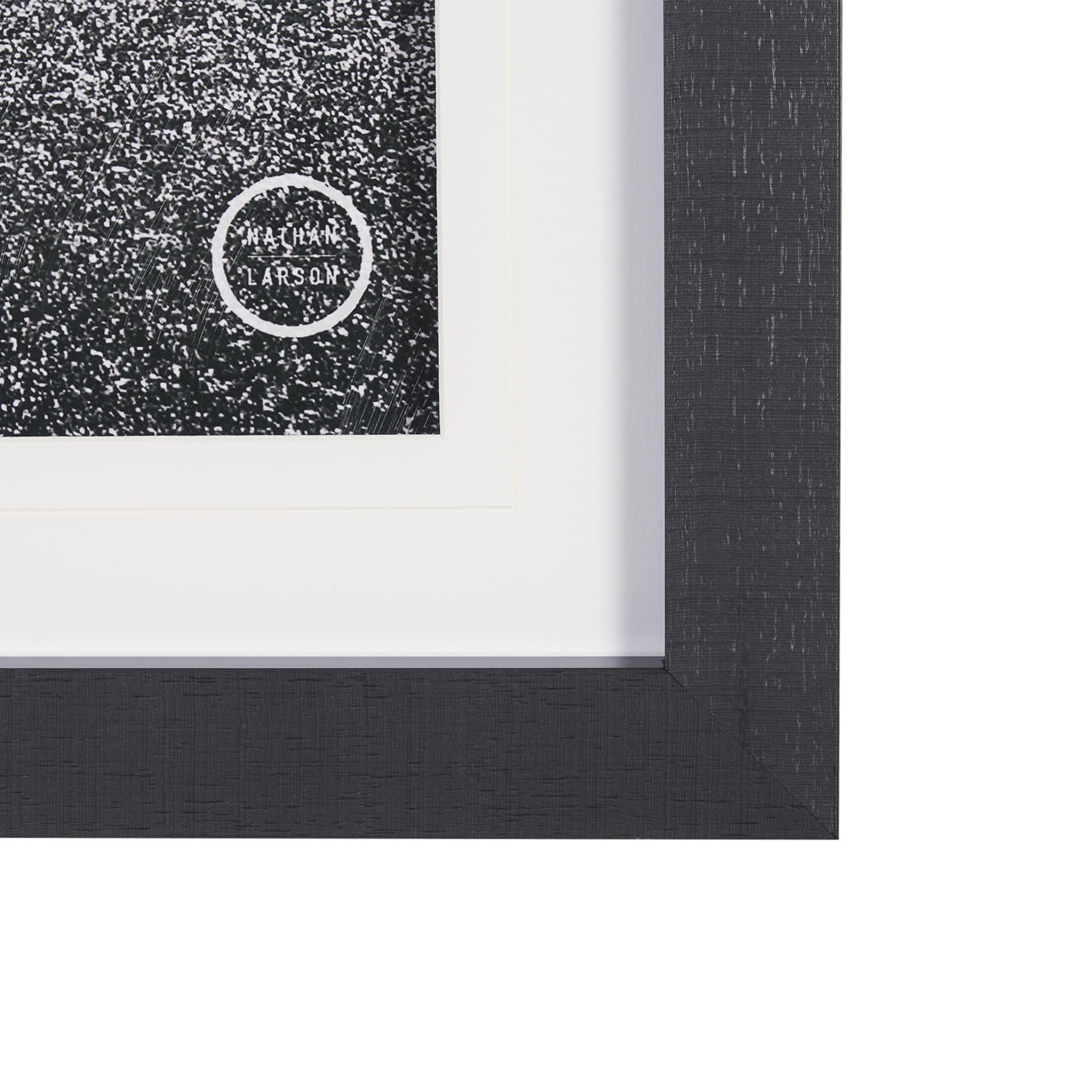 Road to Old West BW by Nathan Larson a Hand Embellished Framed Photo Art Print Matted under Glass — product photograph
