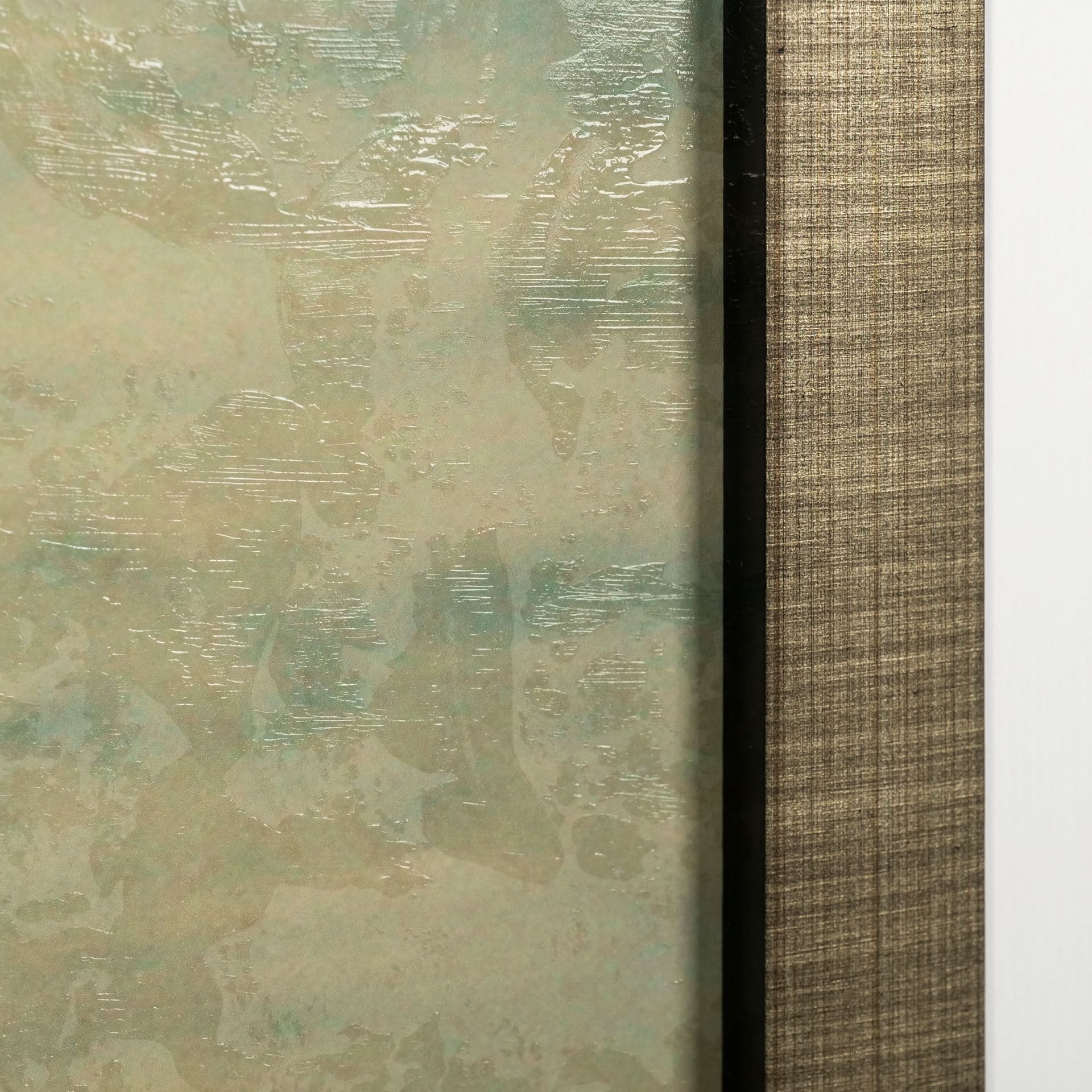Lido by Alicia Bock a Hand Embellished Textured Framed Photo Art Print Matted under Glass — product photograph