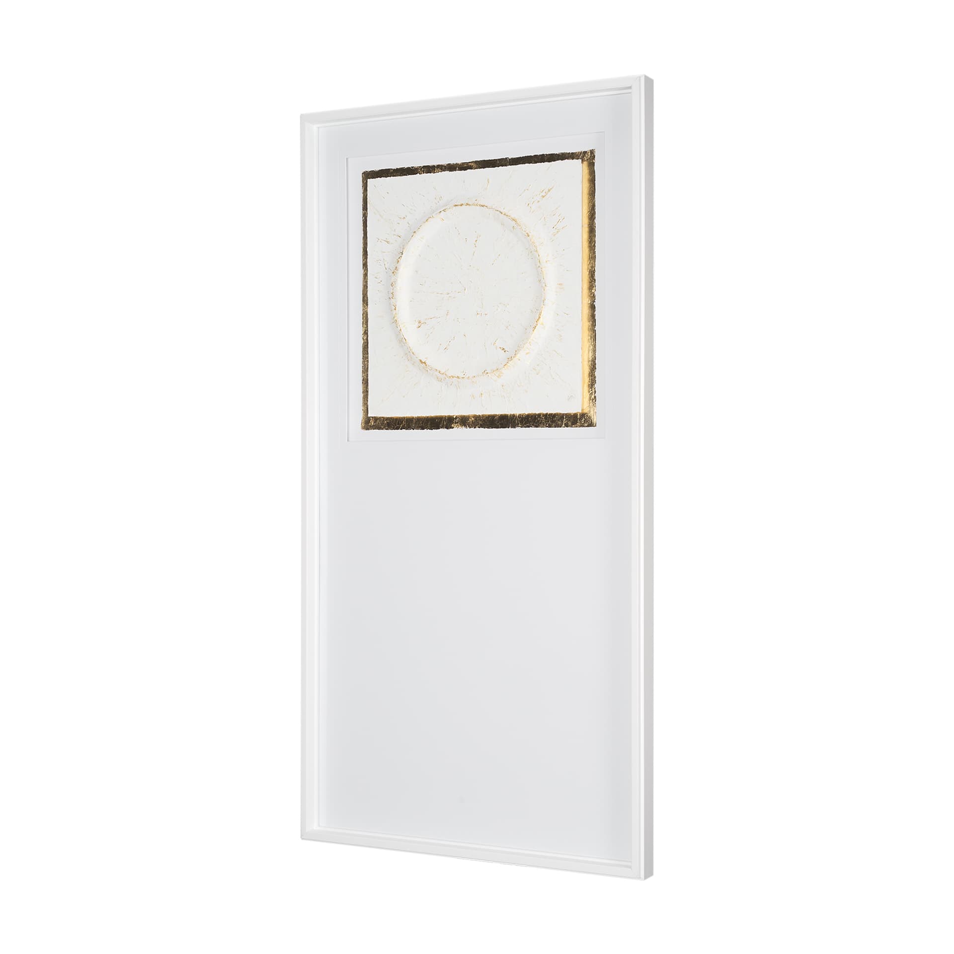 Caldera White by Studio M a handmade Original Framed Artwork under Glass — product photograph