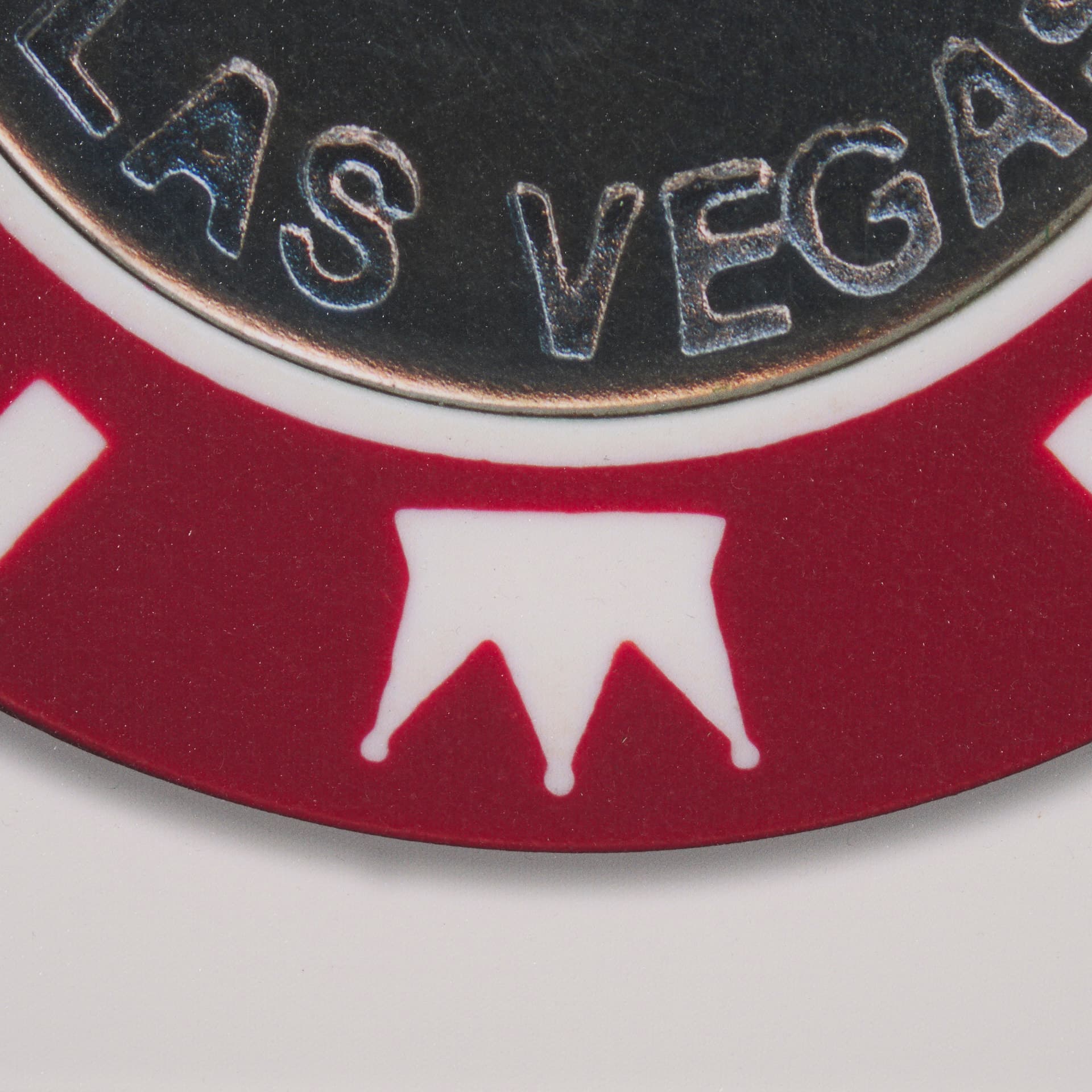 Casino 5 Dollar Vegas Poker Chip By Zap Studio Framed Art Photograph Print under Glass — product photograph