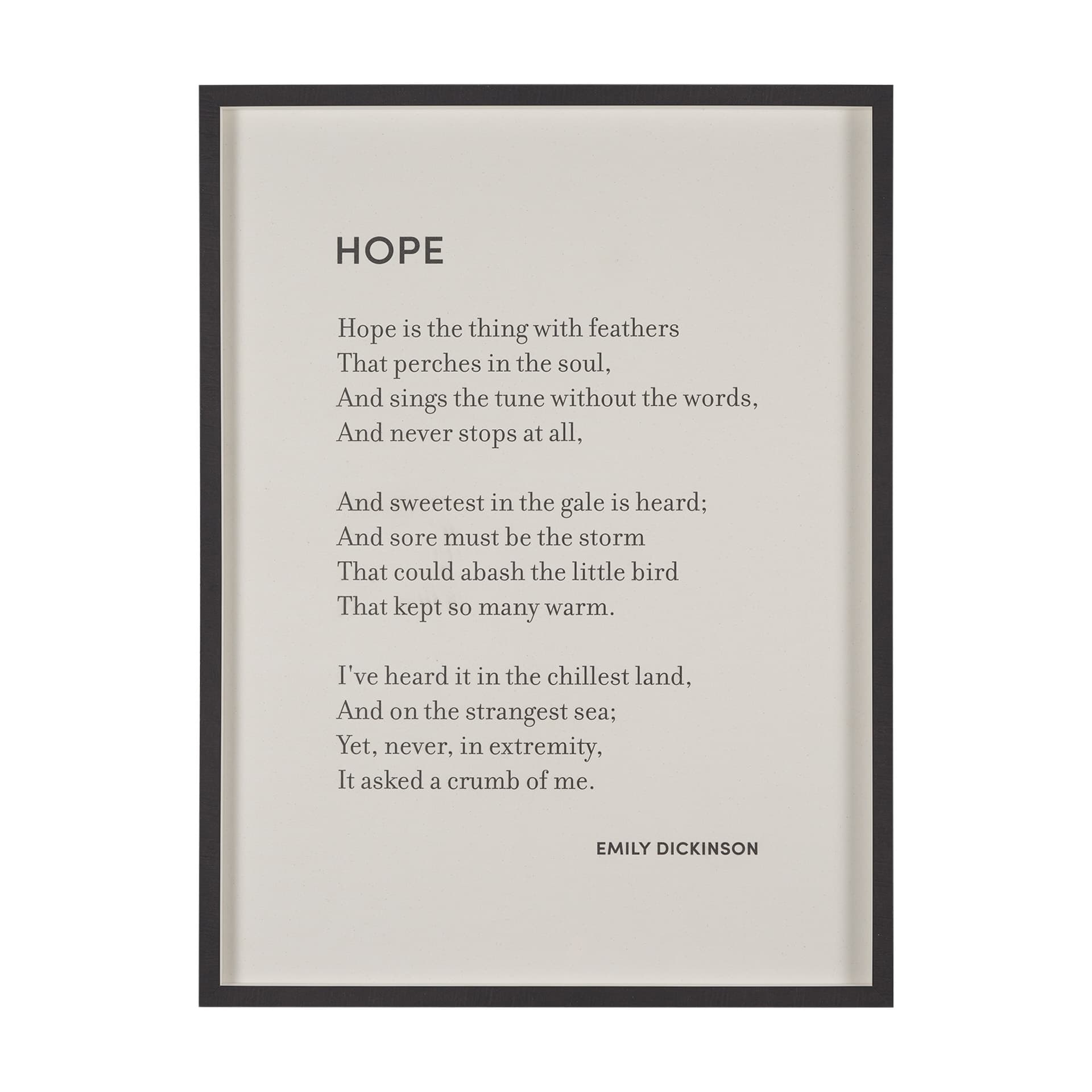 Hope by Mercana Studio a Hand Embellished Framed Art Print Matted under Glass — product photograph