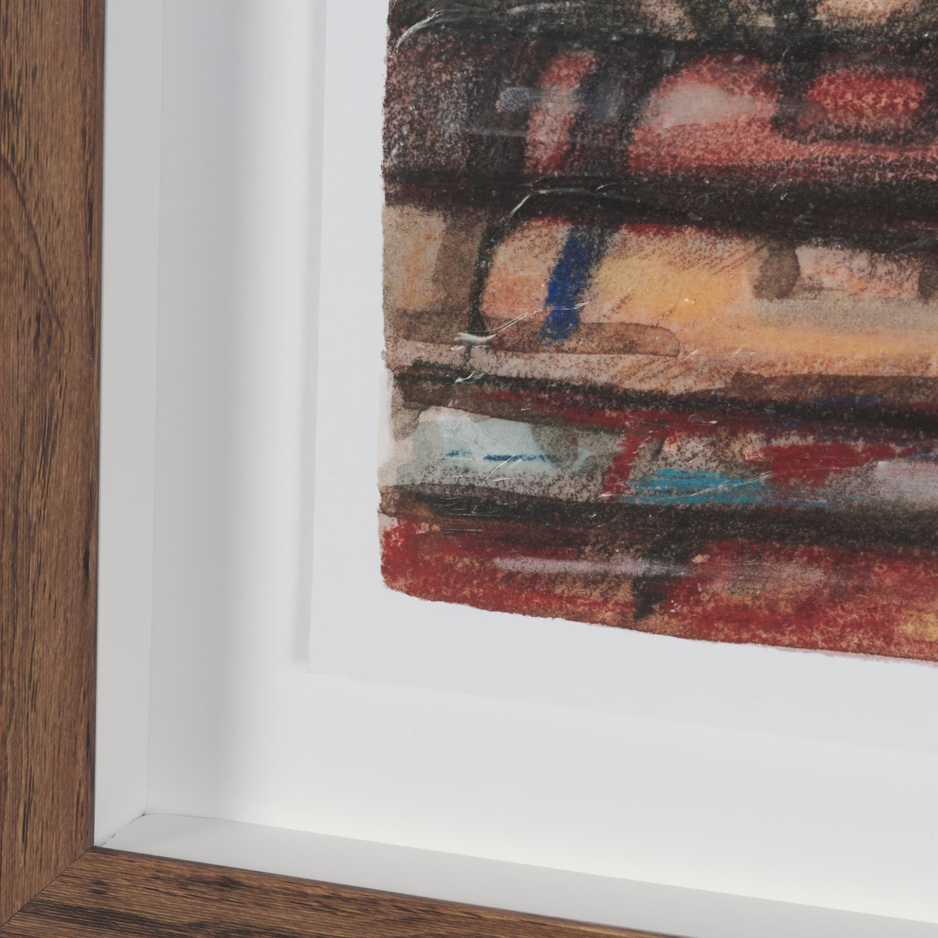 At The Cabin IV by Mercana Studio Hand Embelished Framed Artwork Matted under Glass — product photograph