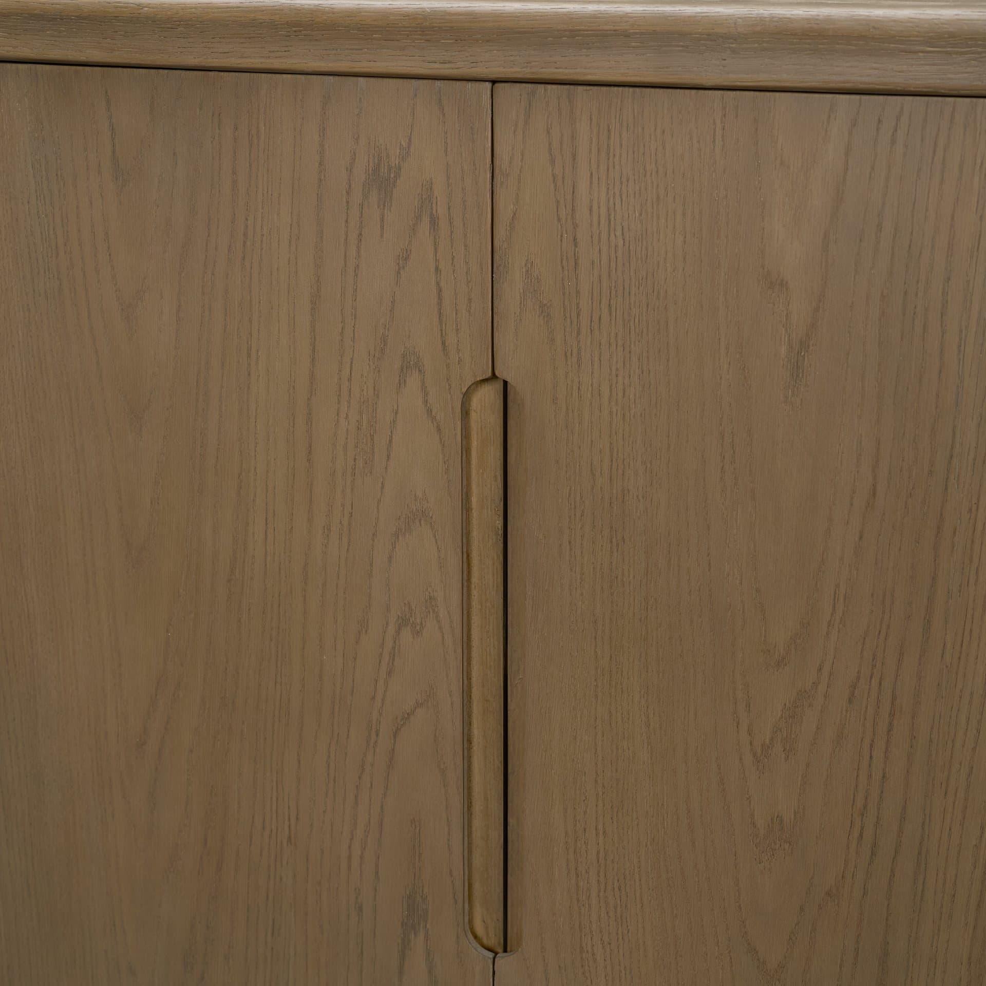 Alden Medium Brown Wood 4-Door Closed Sideboard — product photograph