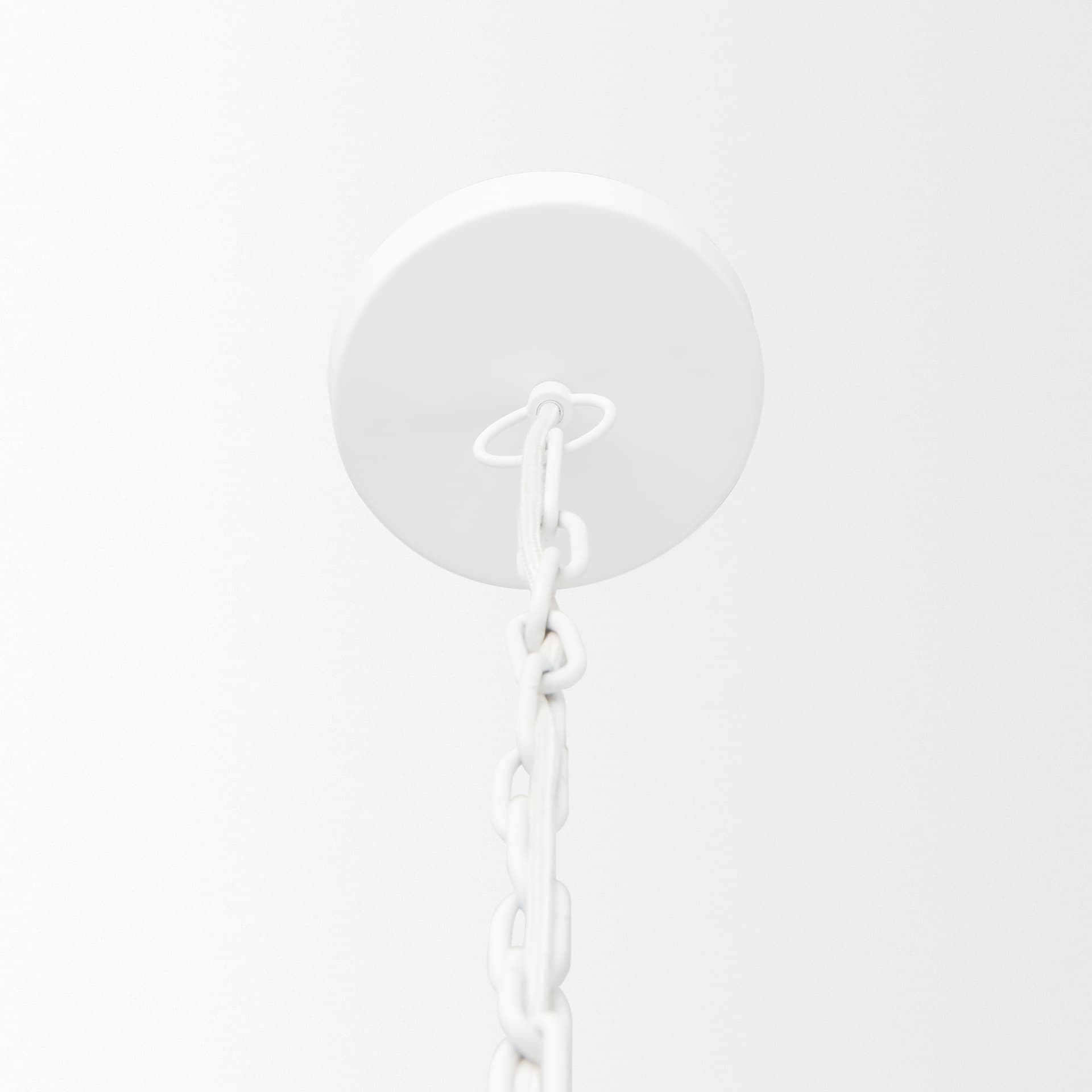 Doma 36" Round White Dome Pendant Light — product photograph