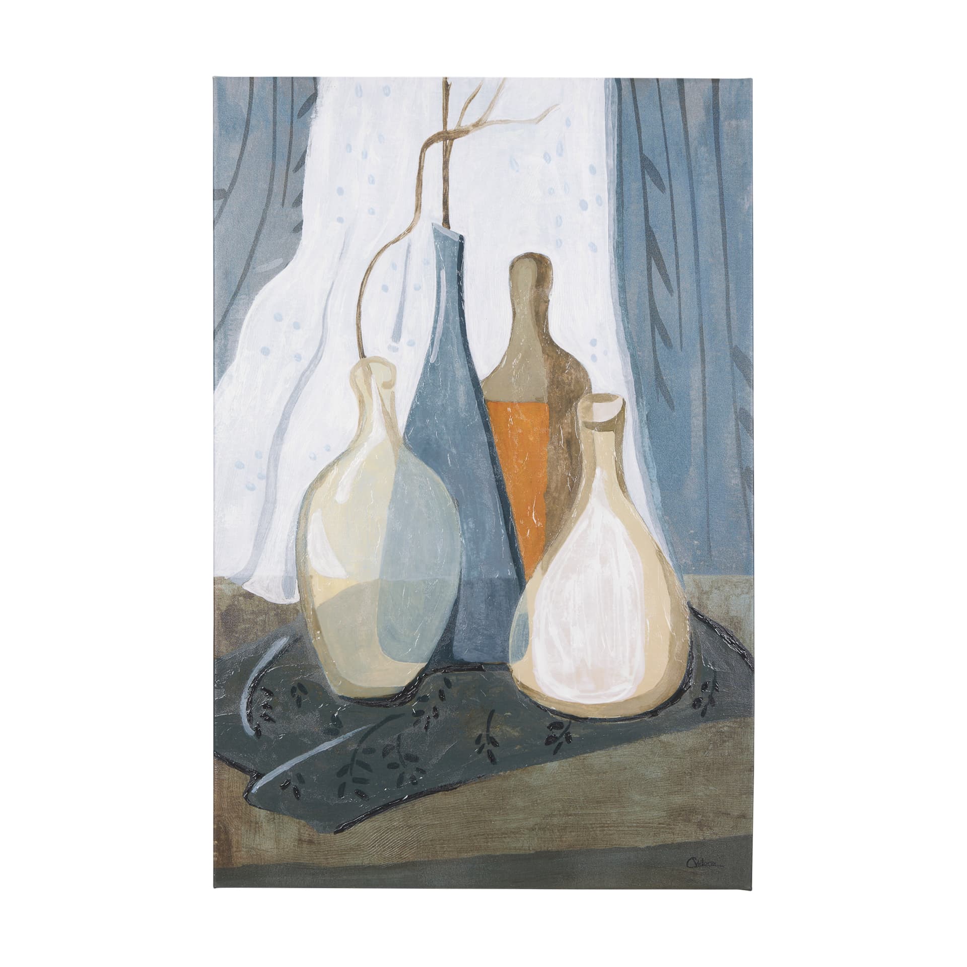 Still life III by Mercana Studio a Hand Embellished Textured Canvas — product photograph