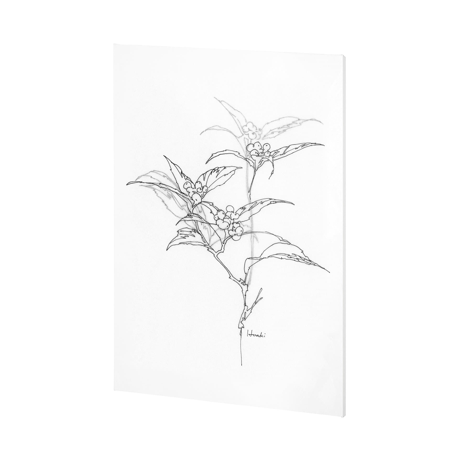 Arrangement IV by Hiraki a Hand Embellished Textured Canvas — product photograph