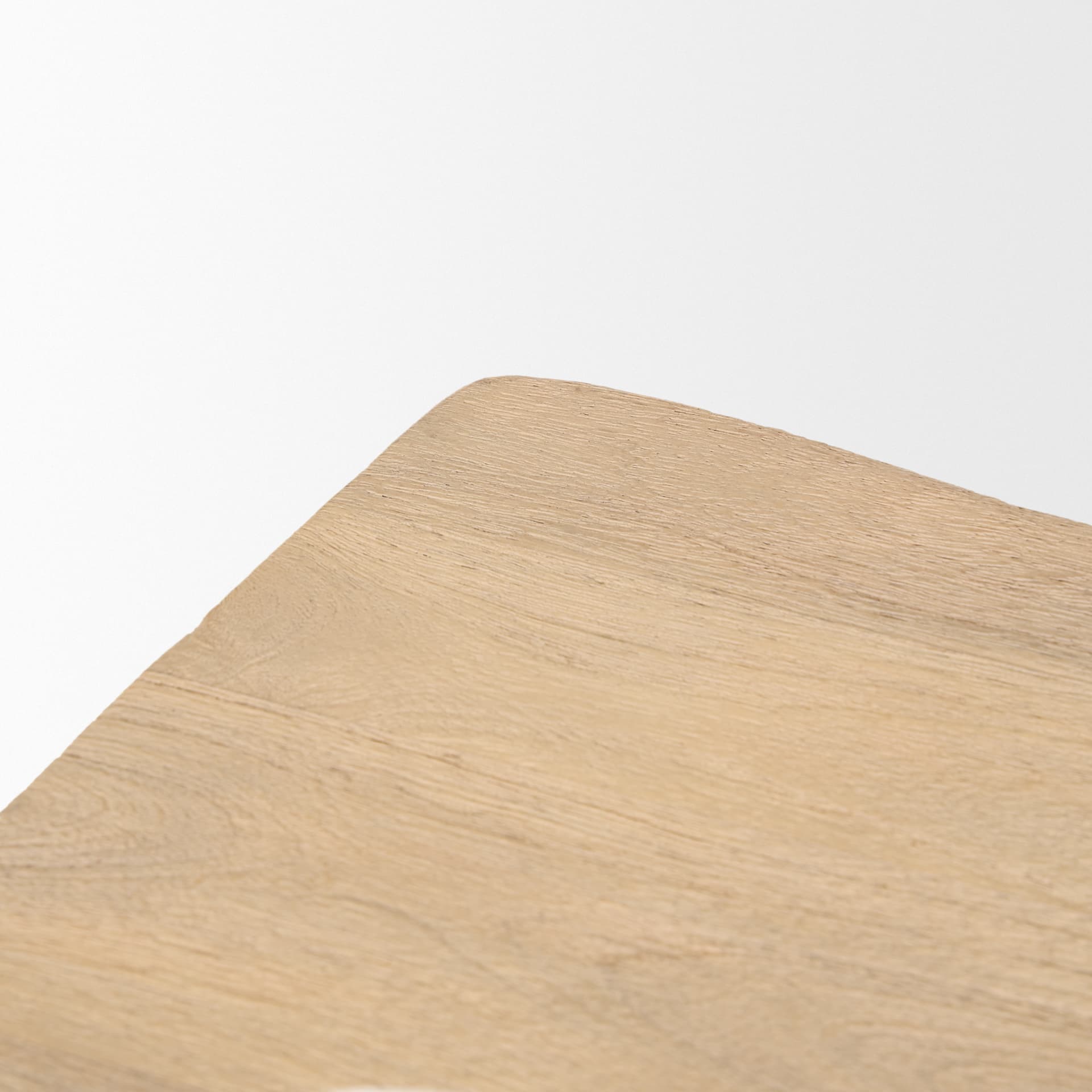 Sekou Light Brown Short Wooden Craftsman Stool — product photograph